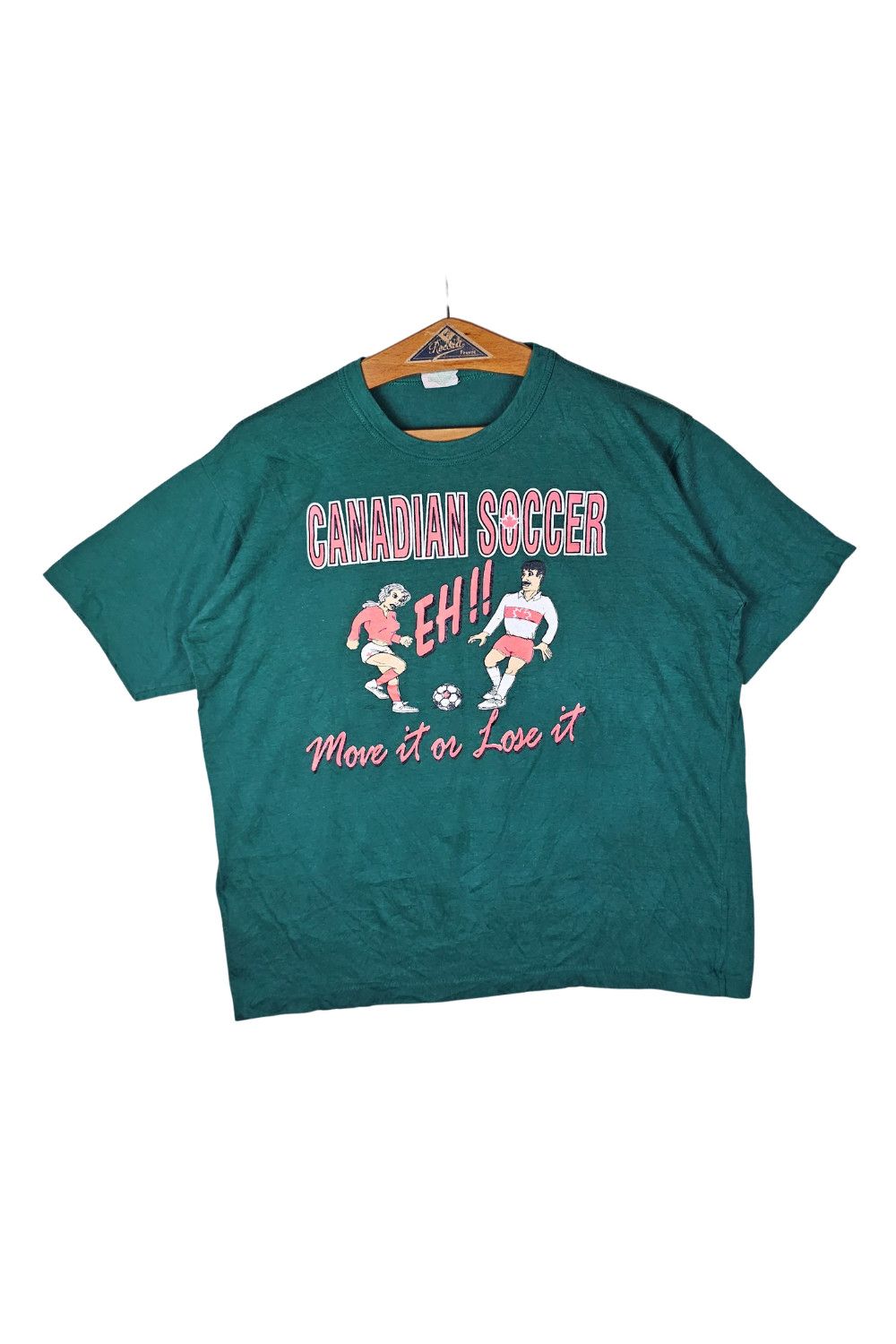 Vintage 80s “Canadian Soccer” Tee | Made in Canada Size US XL / EU 56 / 4 - 1 Thumbnail