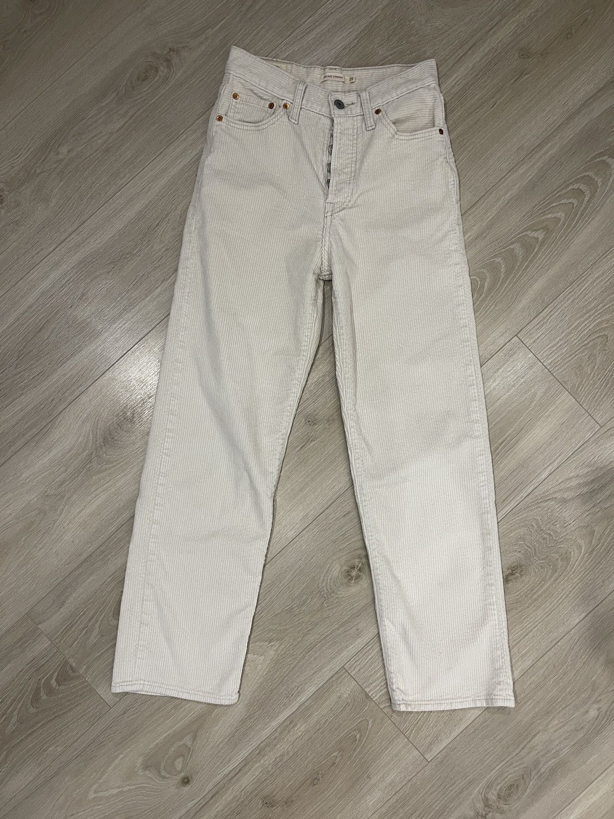 Levi's Levi’s premium corduroy pants rib cage straight W25 Size 25" / US 0 / IT 36 - 8 Thumbnail