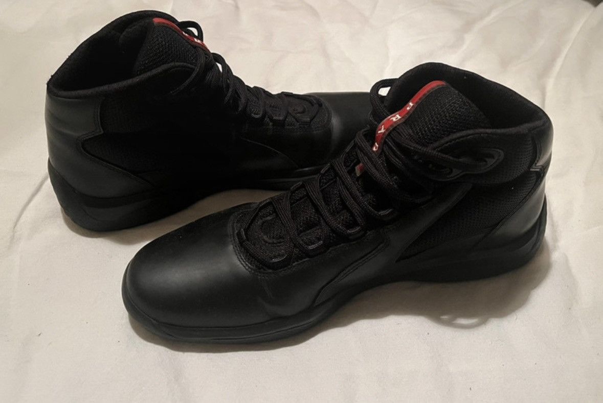 Prada Prada america’s cup high top sneakers Size US 7 / EU 40 - 4 Thumbnail