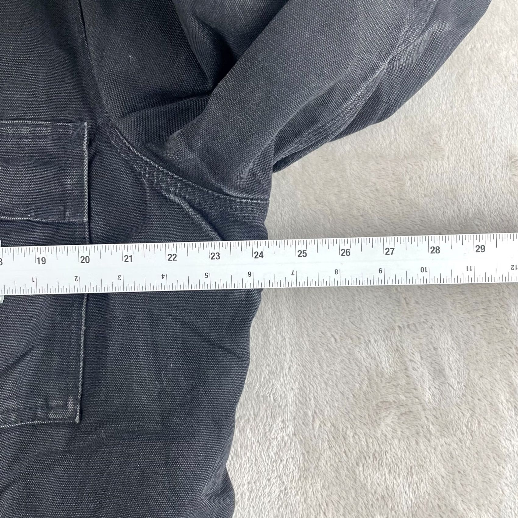 Carhartt Vintage Carhartt Jacket Men 42 Tall Black Lined C04 Denim Workwear Chore Coat USA Union Barn Shirt Size US XS / EU 42 / 0 - 5 Thumbnail