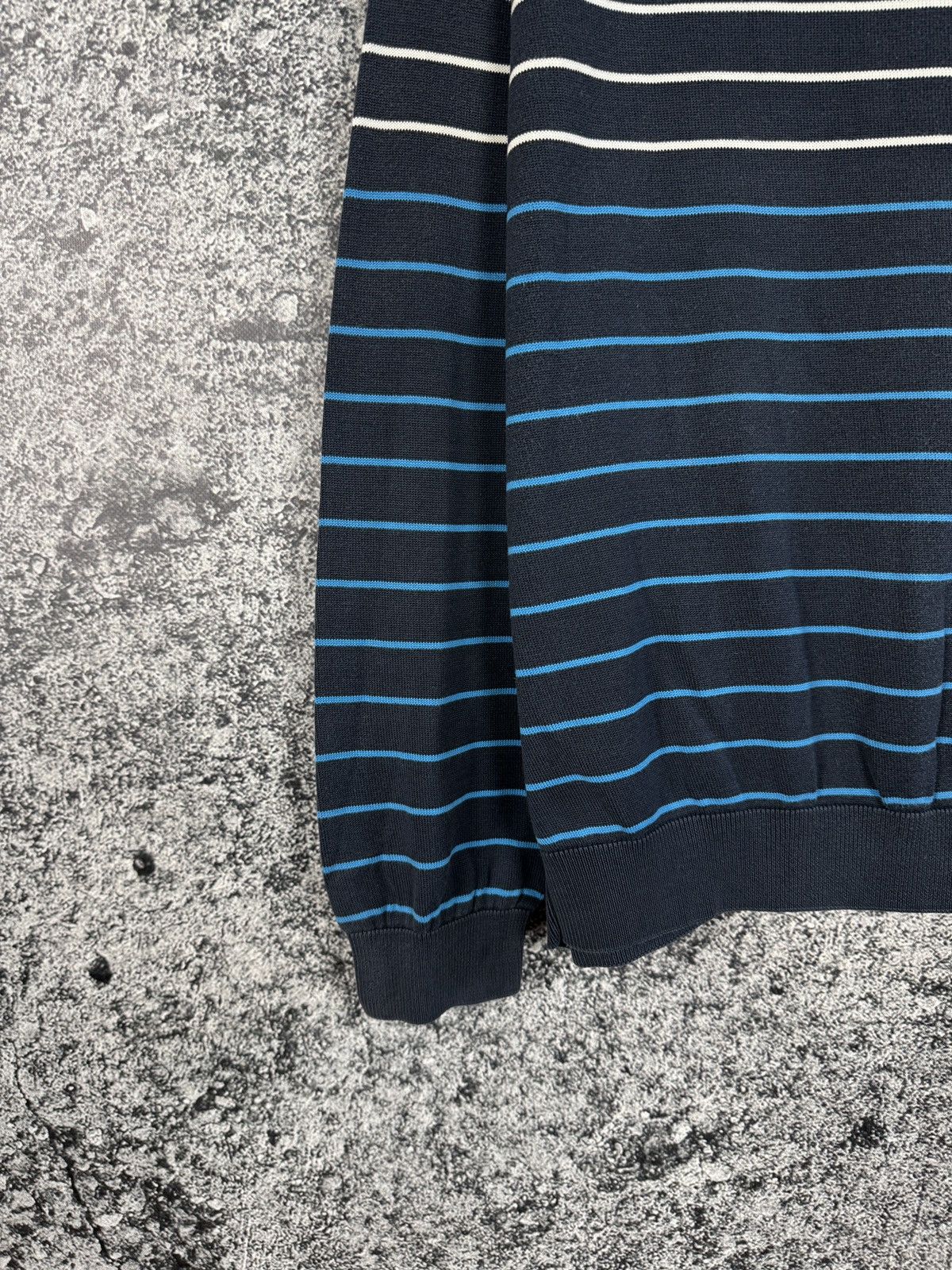 Lacoste Lacoste Vintage Crewneck Sweater Striped Pullover Size 6 Size US XL / EU 56 / 4 - 13 Thumbnail