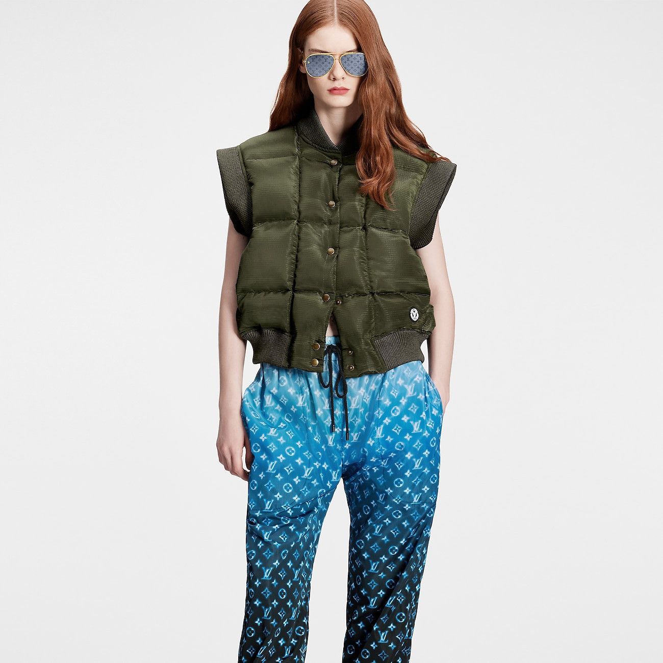 Louis Vuitton Monogram Printed Jogger Pants Size 28" / US 6 / IT 42 - 4 Thumbnail