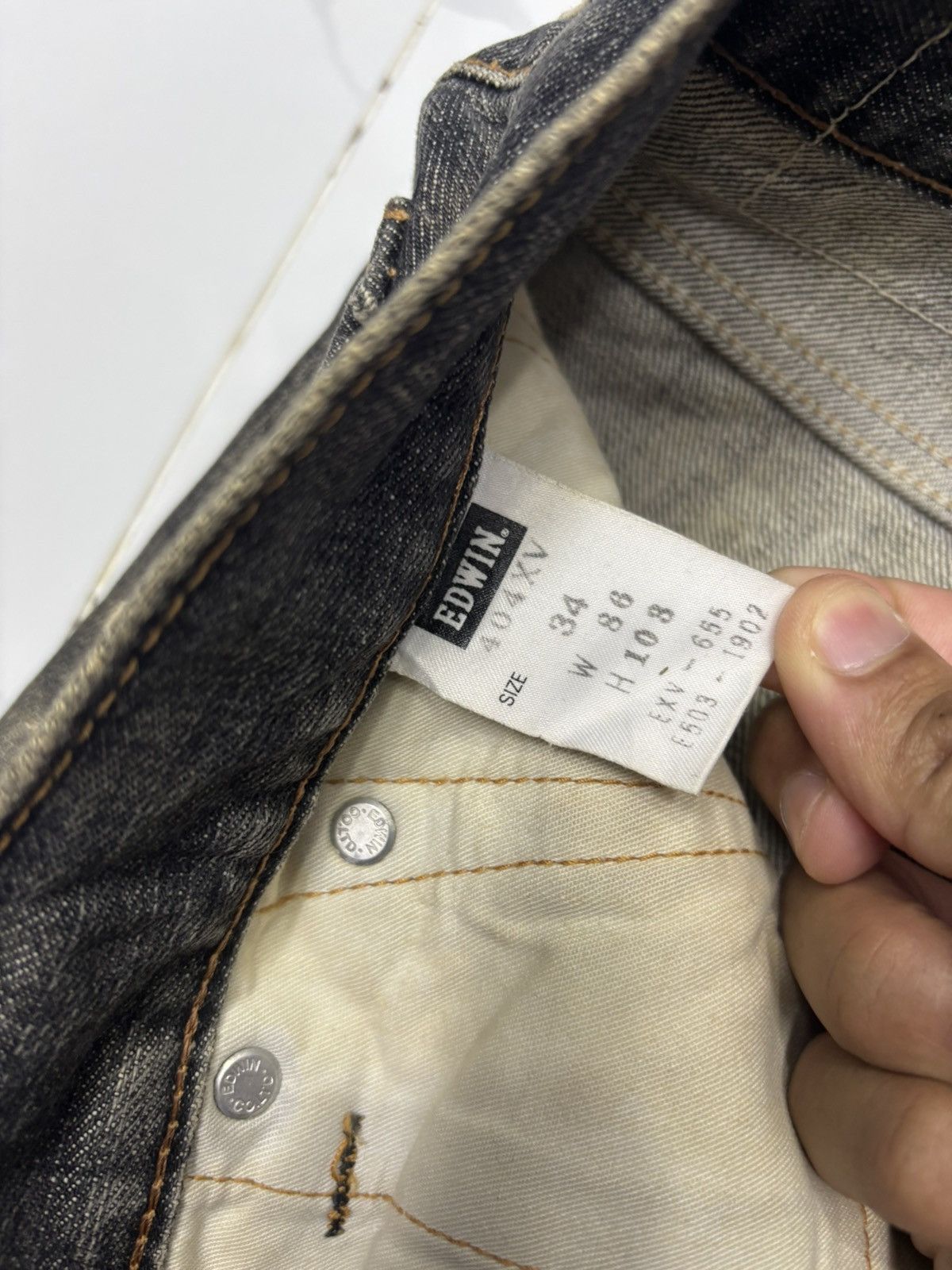 Edwin BAGGY EDWIN XU EXCLUSIVE VINTAGE MODEL RUSTY MUD WASH JEANS Size US 34 / EU 50 - 13 Thumbnail