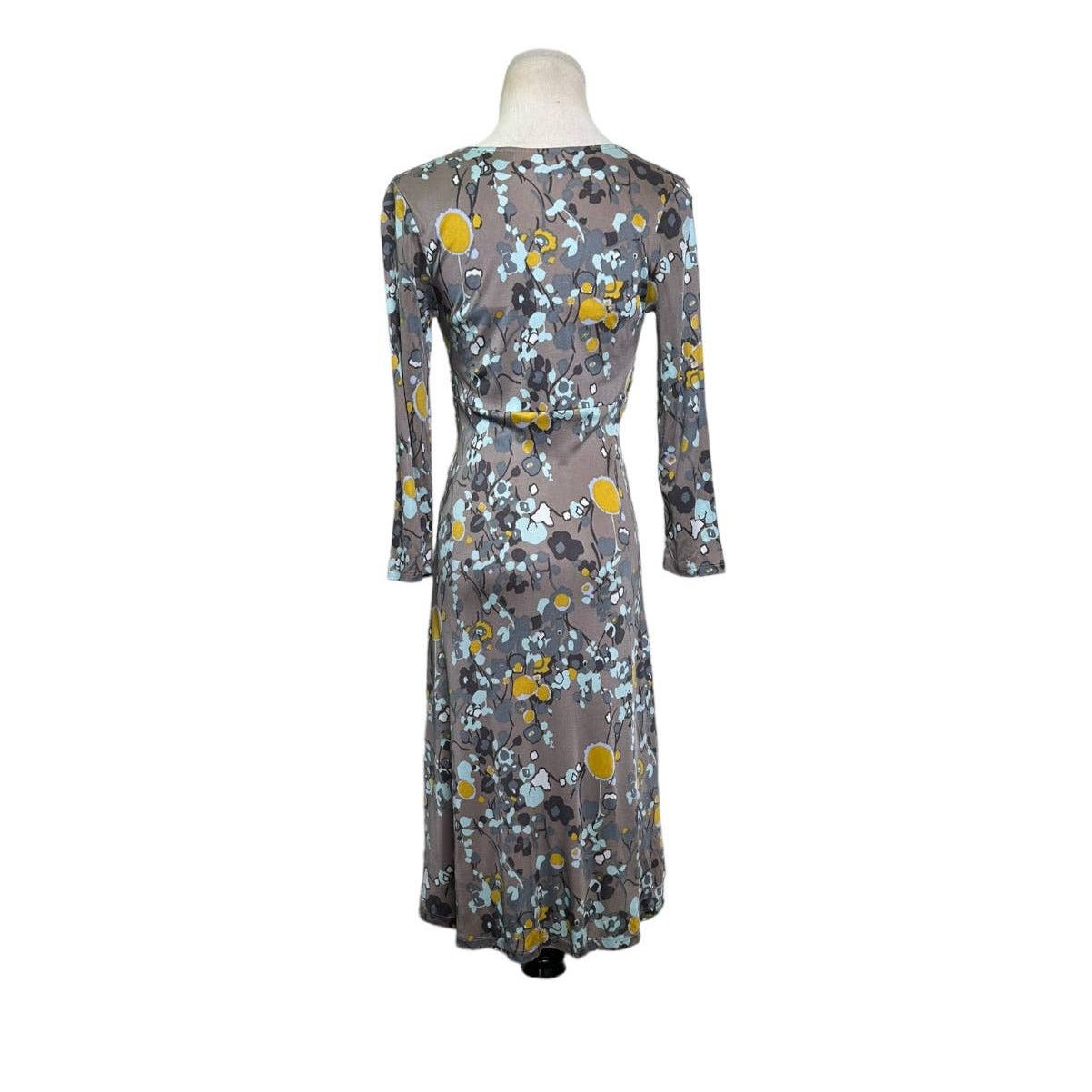 Boden Boden Limited Edition Floral Surplice Pleated Skirt Dress 4 Size S / US 4 / IT 40 - 2 Thumbnail