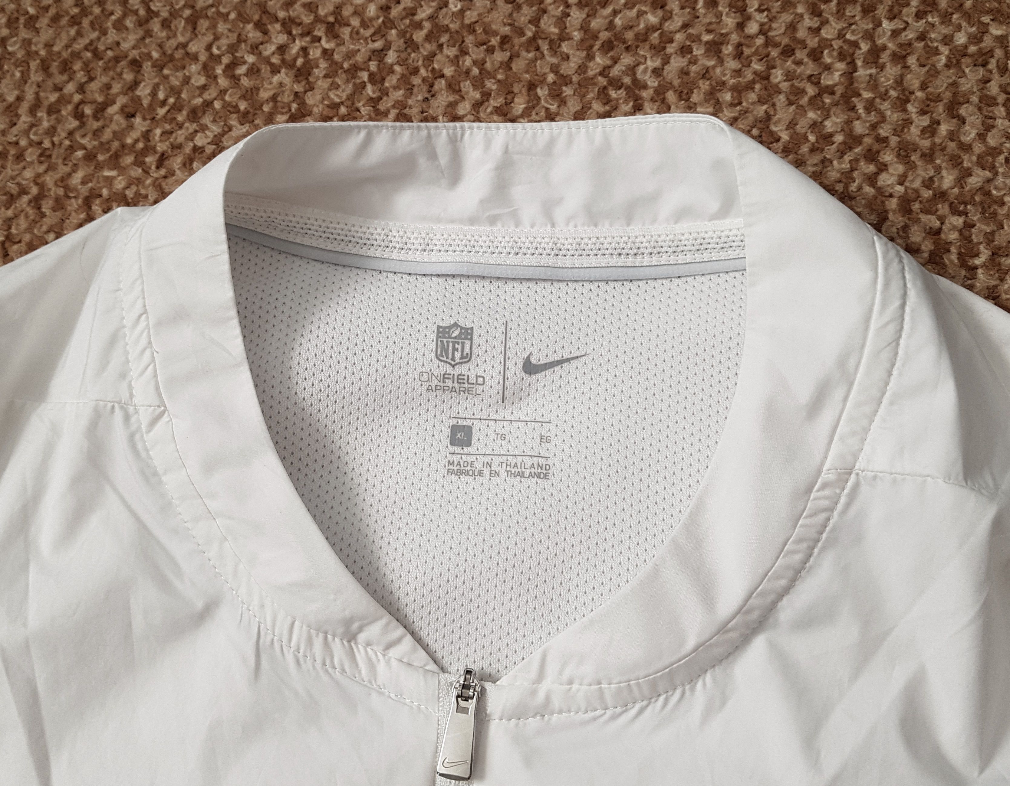 Nike Nike New England Patriots Jacket NFL 100 Lightweight Coach Size US XL / EU 56 / 4 - 7 Thumbnail