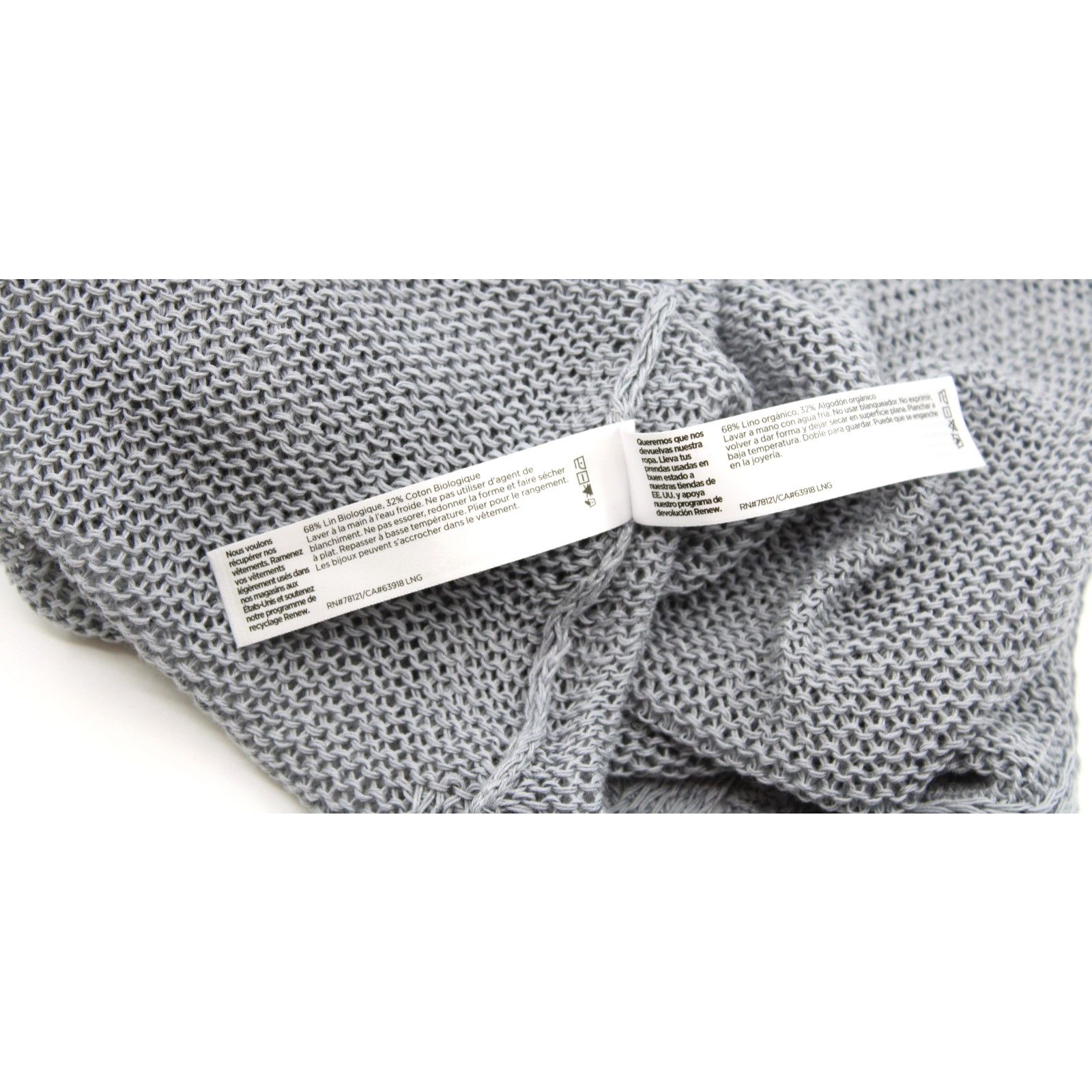 Eileen Fisher EILEEN FISHER Open Front Long Linen Knit Sweater Cardigan XL Size XL / US 12-14 / IT 48-50 - 5 Thumbnail