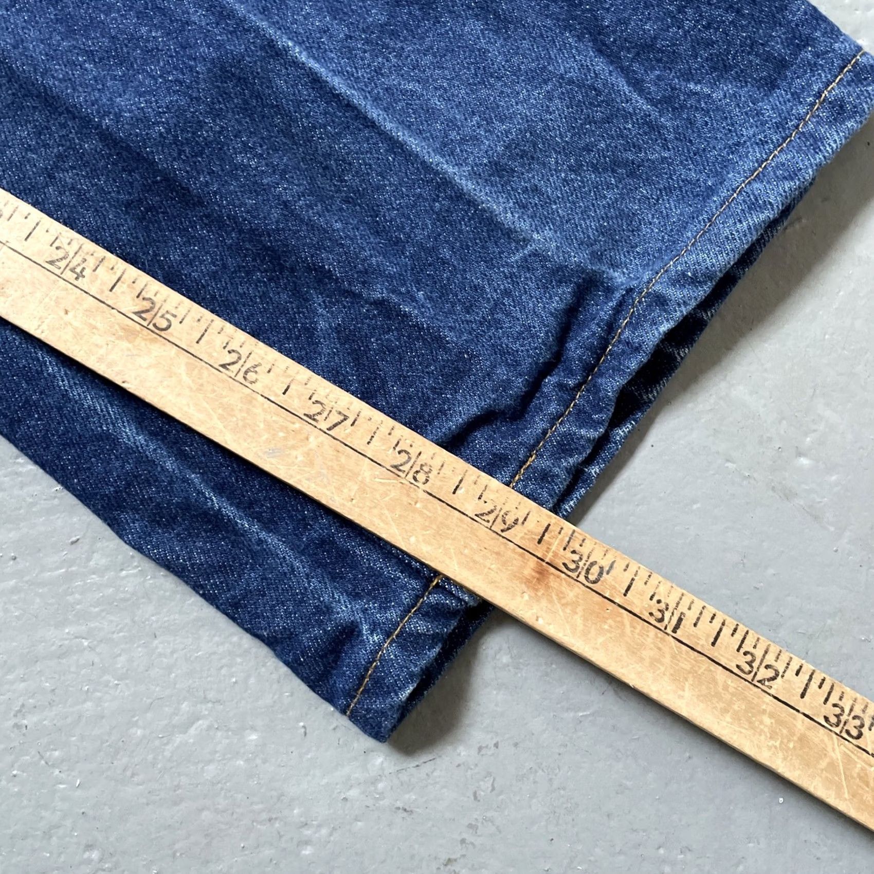 Levi's VINTAGE Levi's 517 Orange Tab Dark Blue Jeans Bootcut 34x30 Men USA Size US 34 / EU 50 - 4 Thumbnail