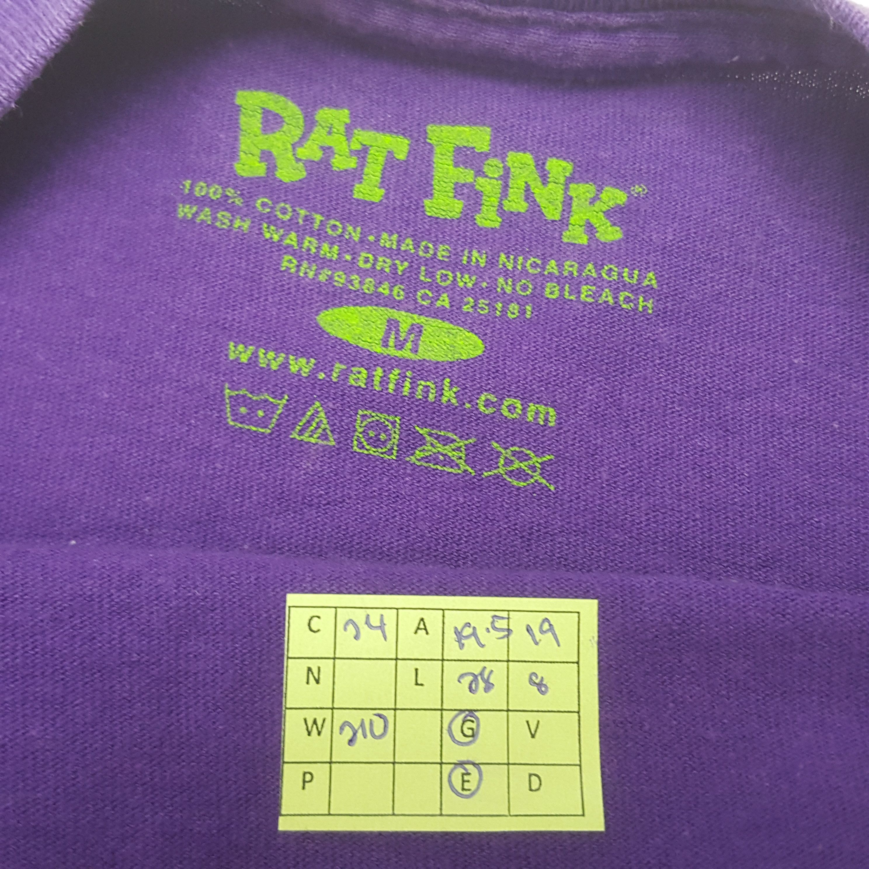 Cartoon Network Vintage Rat Fink Hit Rod Cartoon Character Tshirt RR24 Size US M / EU 48-50 / 2 - 6 Thumbnail