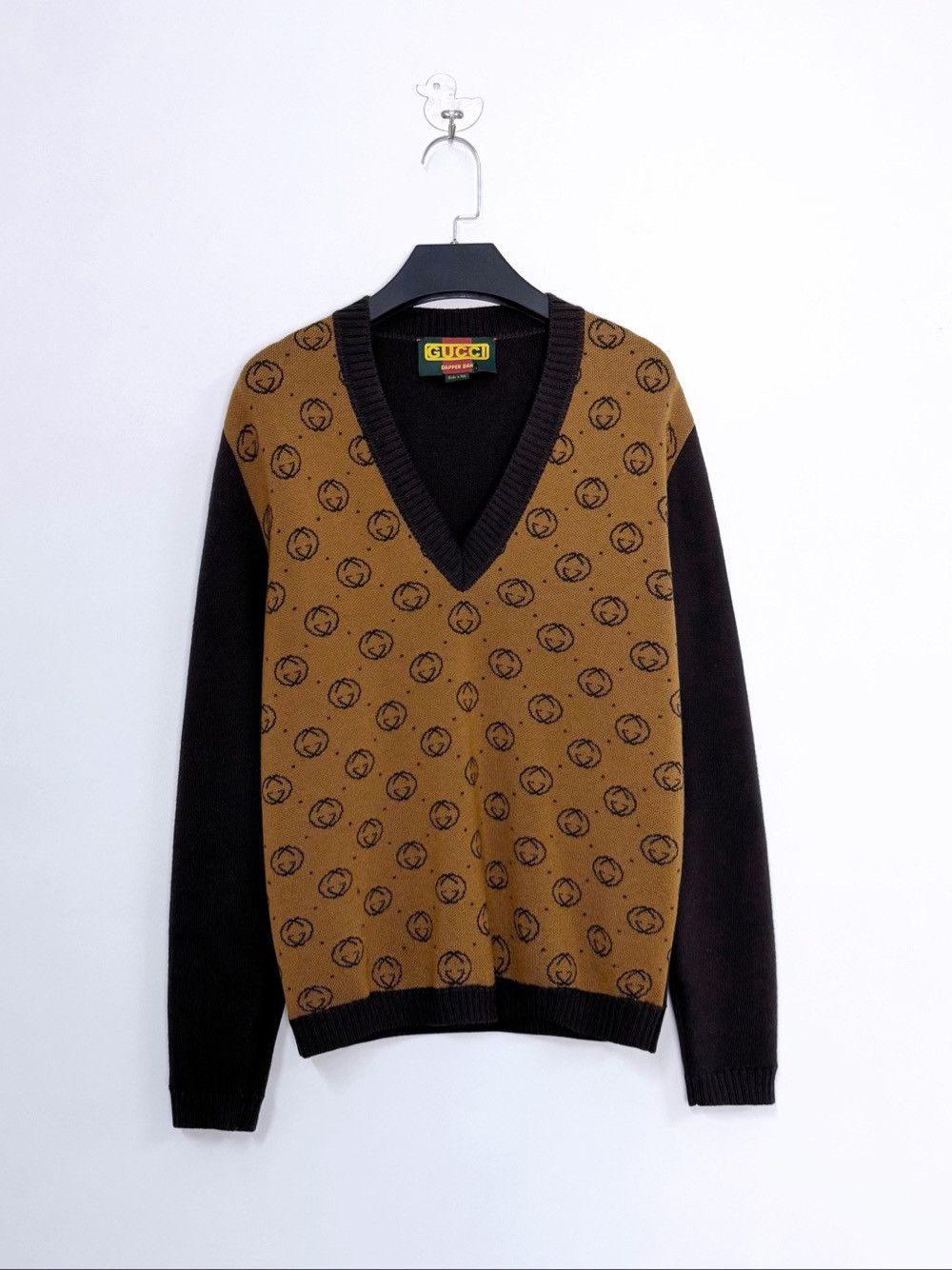 Gucci Gucci x Dapper Dan Circle Logo Knit Sweater S Size US S / EU 44-46 / 1 - 1 Thumbnail