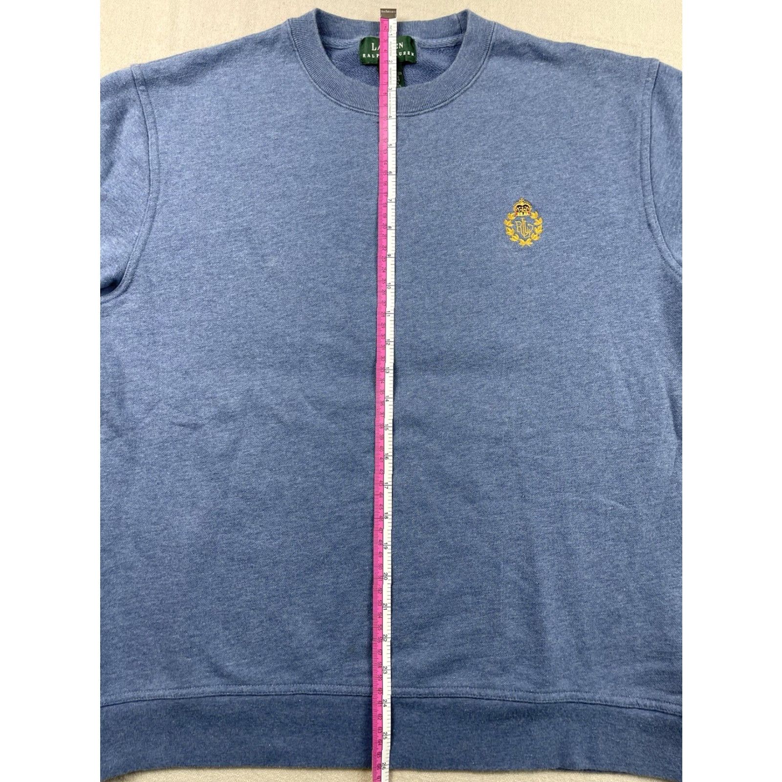 Ralph Lauren Ralph Lauren Sweatshirt Womens Crewneck Sz S Blue Crest Logo Pullover Size S / US 4 / IT 40 - 7 Thumbnail