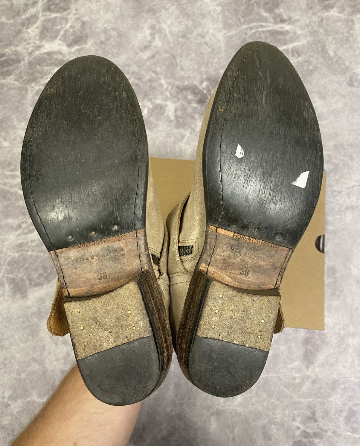 Fiorentini + Baker Fiorentini Baker Suede Beige Boots Size: 36 Size US 6 / IT 36 - 10 Thumbnail