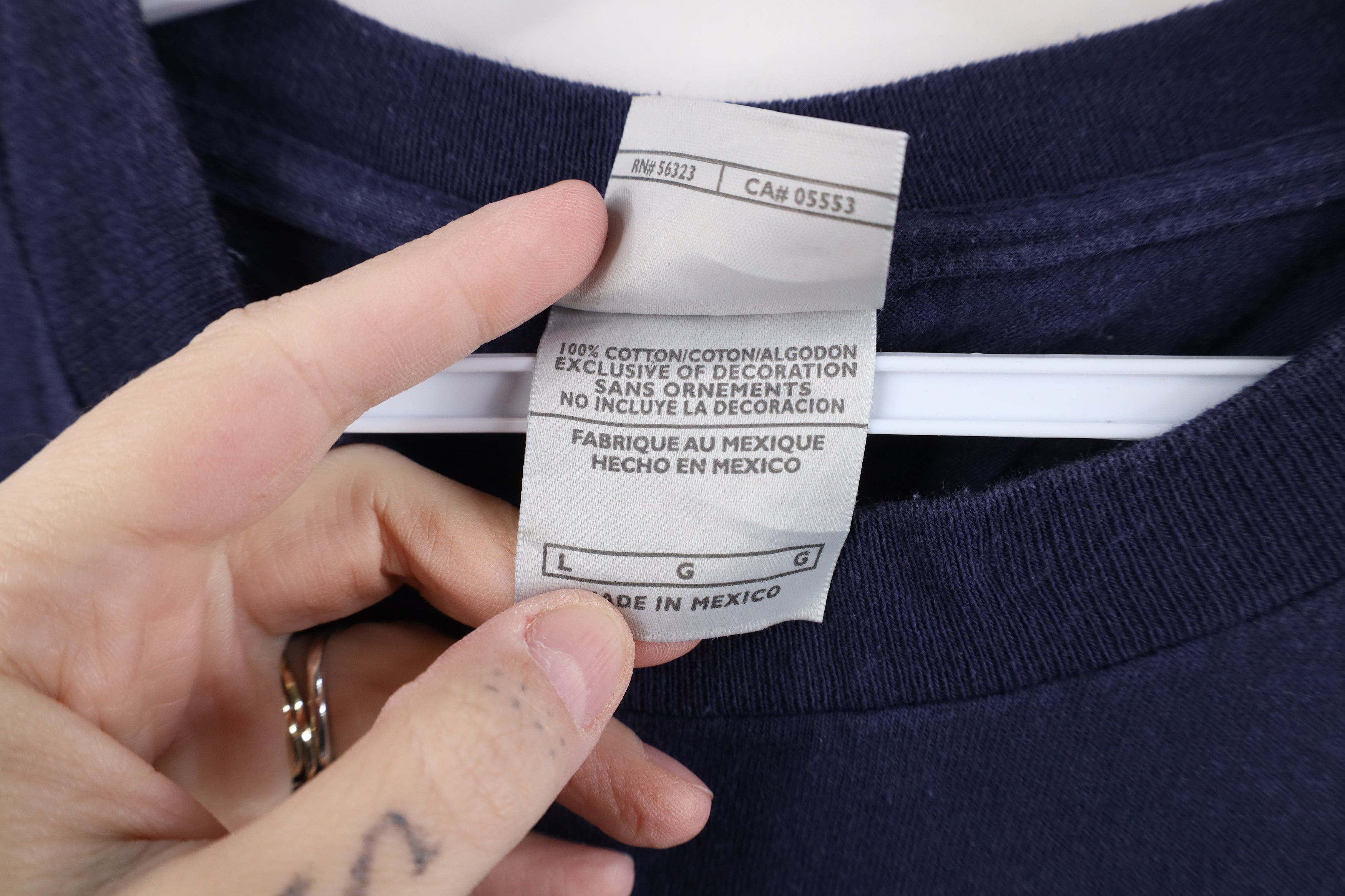 Nike Vintage Y2K Nike Spell Block Letter Just Do It T-Shirt Blue Size US L / EU 52-54 / 3 - 10 Thumbnail