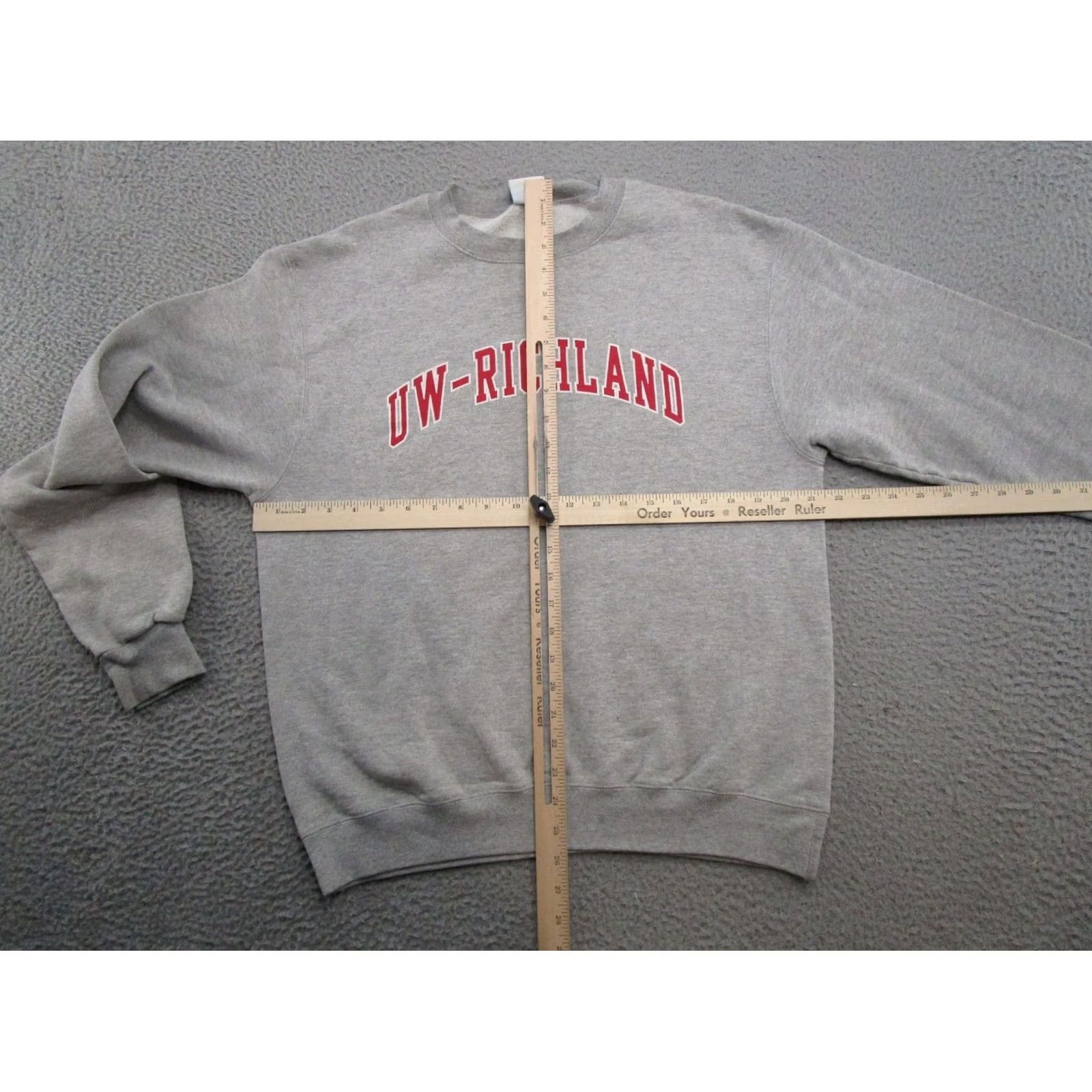 Champion VTG Y2K University of Wisconsin Richland UWR Sweatshirt Champion Eco Size M NCAA Mens Gray Hoodie Pullover University Theme All Seasons Hooded Size US M / EU 48-50 / 2 - 4 Thumbnail