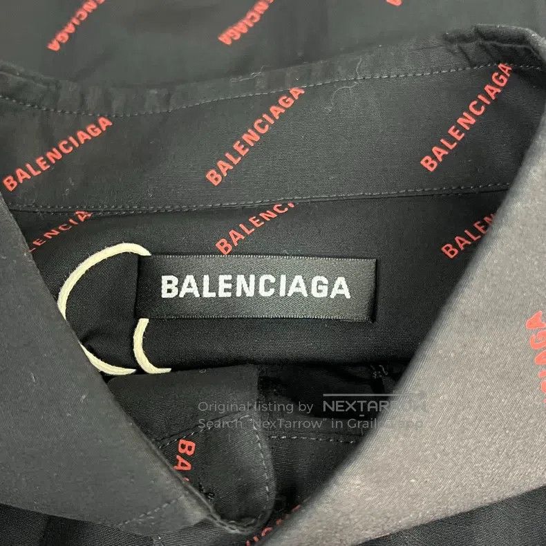 Balenciaga Balenciaga size 37 Bullet Screen Letter Shirt Size US XS / EU 42 / 0 - 3 Thumbnail