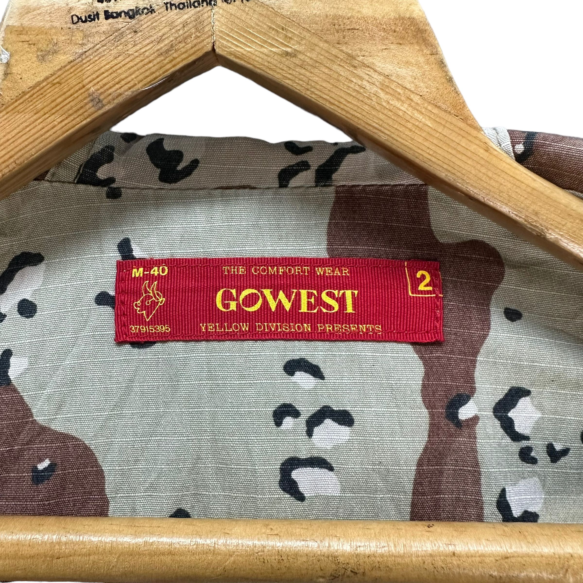 Japanese Brand GOWEST CAMO LINED HOODIE CHORE JACKET #7778-171 Size US M / EU 48-50 / 2 - 8 Thumbnail