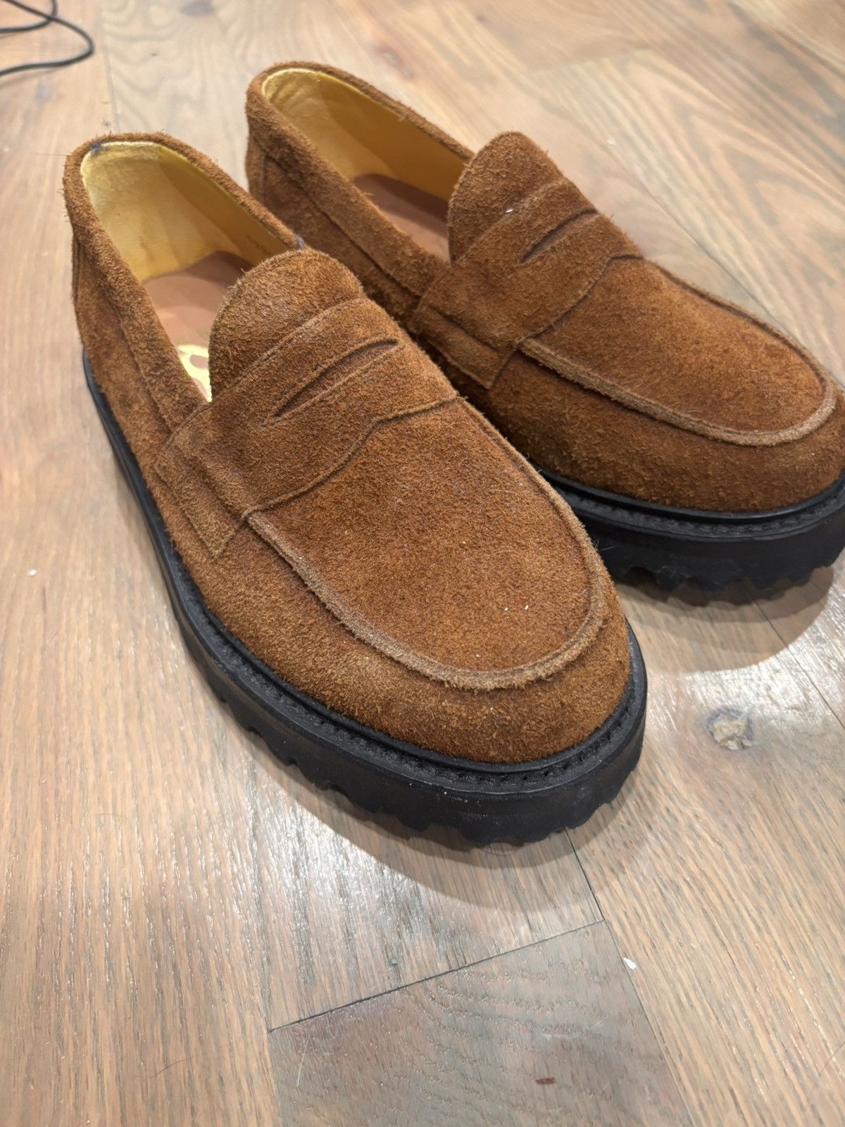 Blackstock & Weber Women’s Size 5.5 Blackstock & Weber Lugsole Suede Loafers Size US 5.5 / IT 35.5 - 1 Thumbnail