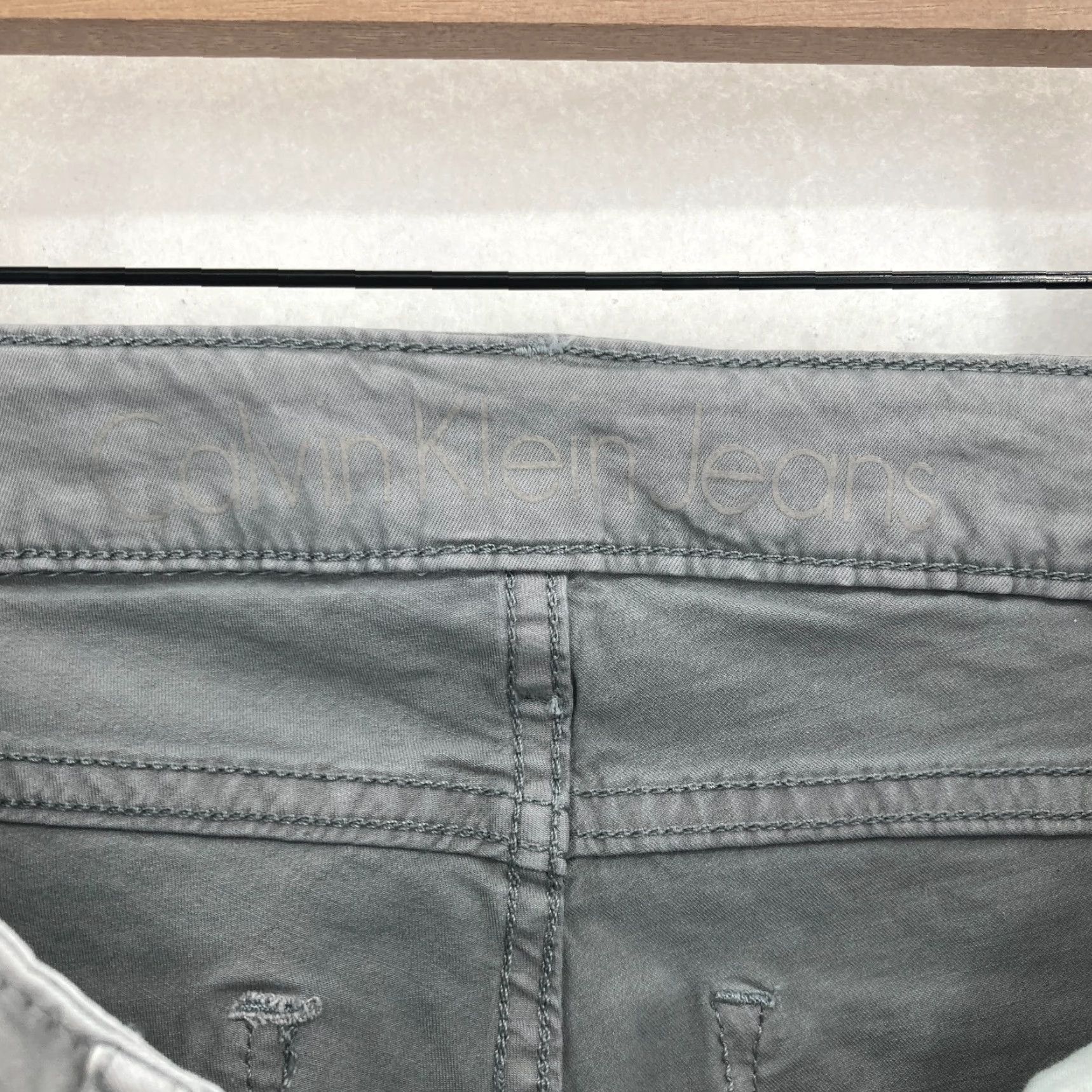 Calvin Klein Calvin Klein Jeans Women's 26 Gray Stretch 5-Pocket Pants Casual Preppy Modern Size 26" / US 2 / IT 38 - 6 Thumbnail