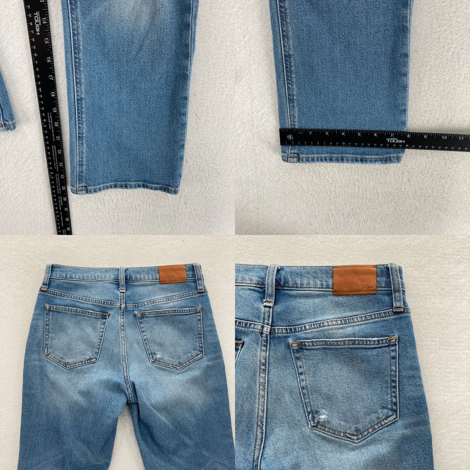 J.Crew J.CREW Jeans Women's 26 Billie Demi Boot Crop Medium Wash Blue Stretch Denim Size 26" / US 2 / IT 38 - 9 Thumbnail