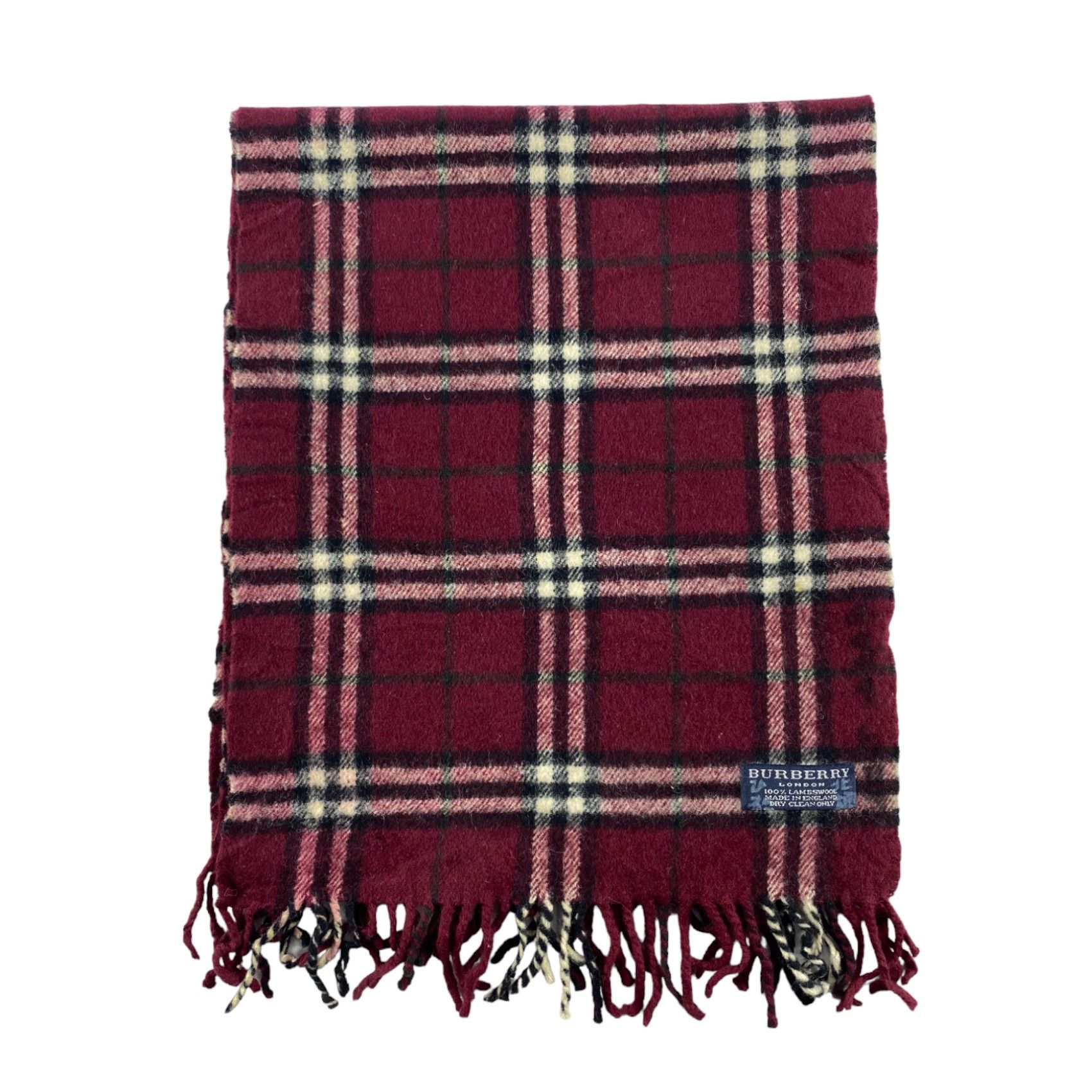 Burberry × Vintage Burberry Scarf / Muffler / Neckwear - WW1028 Size ONE SIZE - 3 Thumbnail