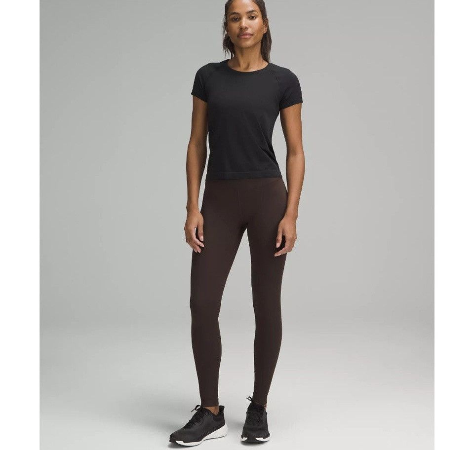 Lululemon Lululemon Wunder Train High-Rise Tight 28" size 4 Espresso Size 27" / US 4 / IT 40 - 2 Thumbnail