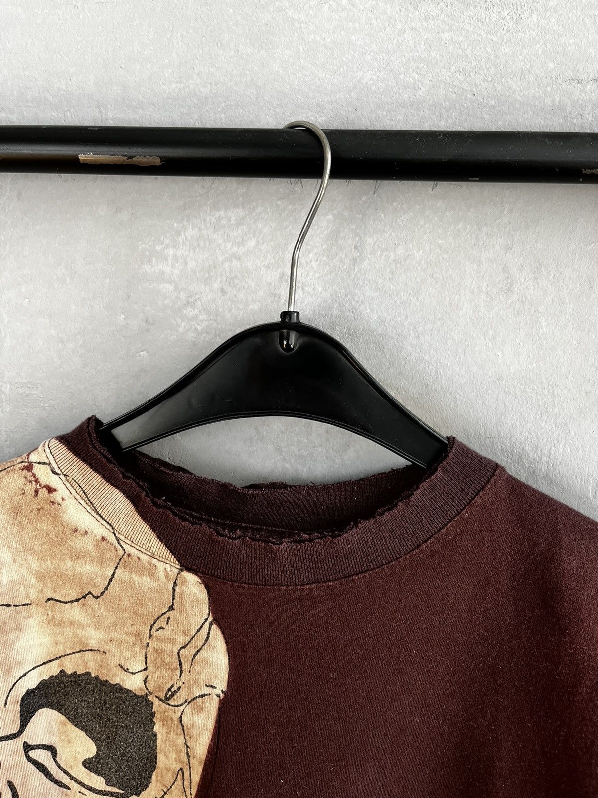 Vintage Buddhist Punk brown skull t shirt Size US M / EU 48-50 / 2 - 9 Thumbnail