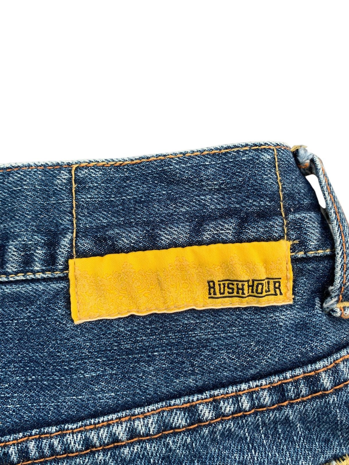Kapital RUSH HOUR SELVEDGE JAPANESE RAW DISTRESSED DENIM Size US 30 / EU 46 - 11 Thumbnail