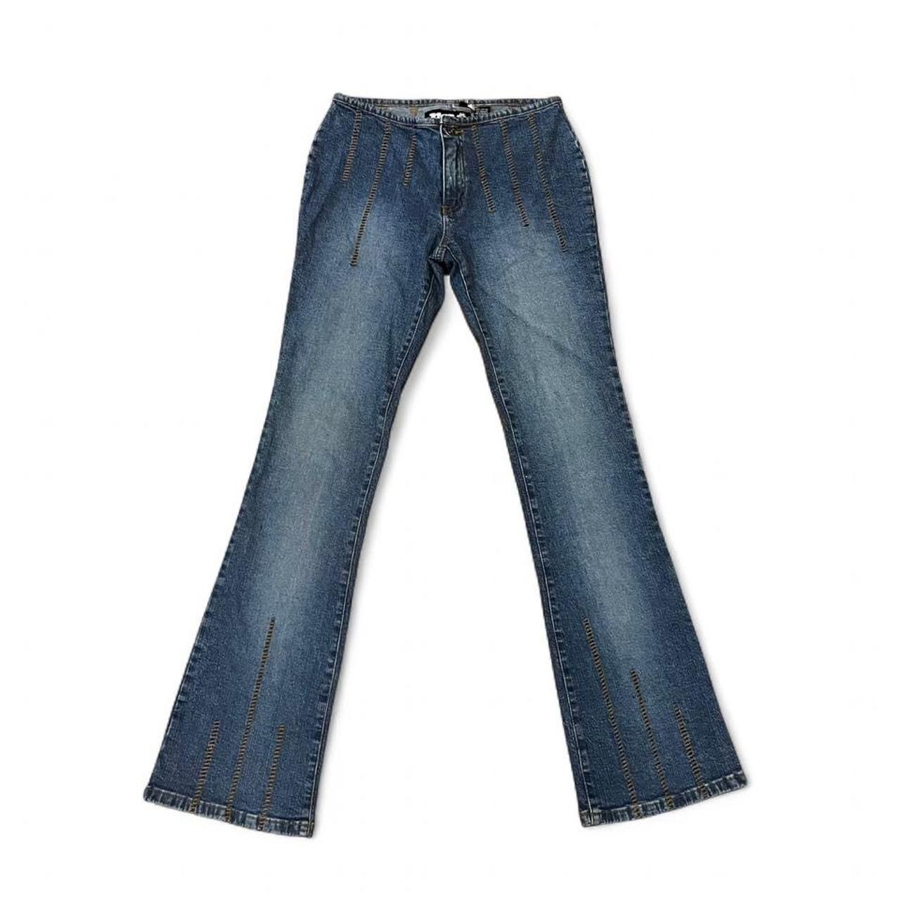 Other Vintage y2k Zana Di blue low rise bootcut flare jeans Size 26" / US 2 / IT 38 - 1 Thumbnail