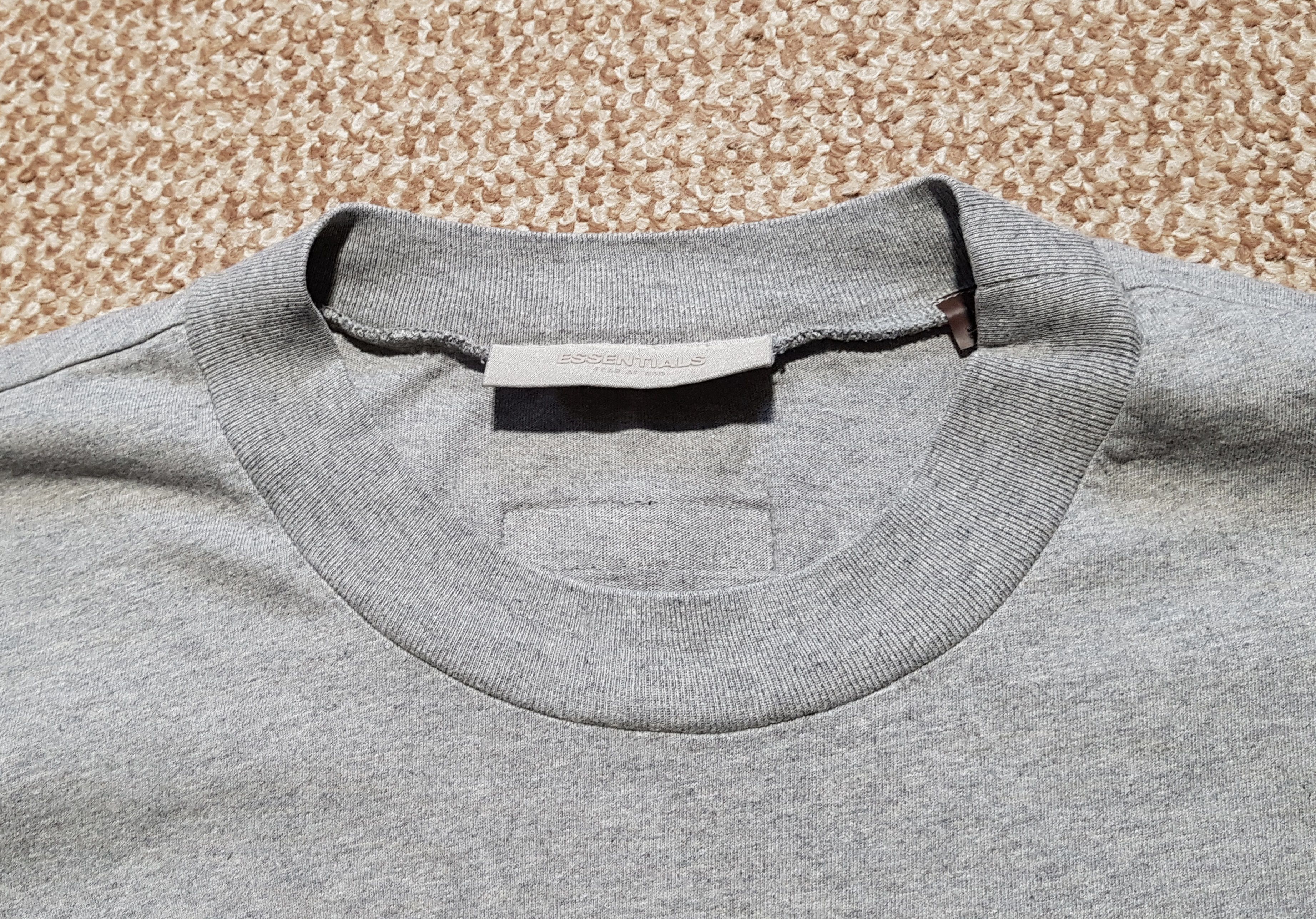 Essentials Essentials Fear of God Dark Oatmeal Short Sleeve T-Shirt Tee Size US L / EU 52-54 / 3 - 9 Thumbnail