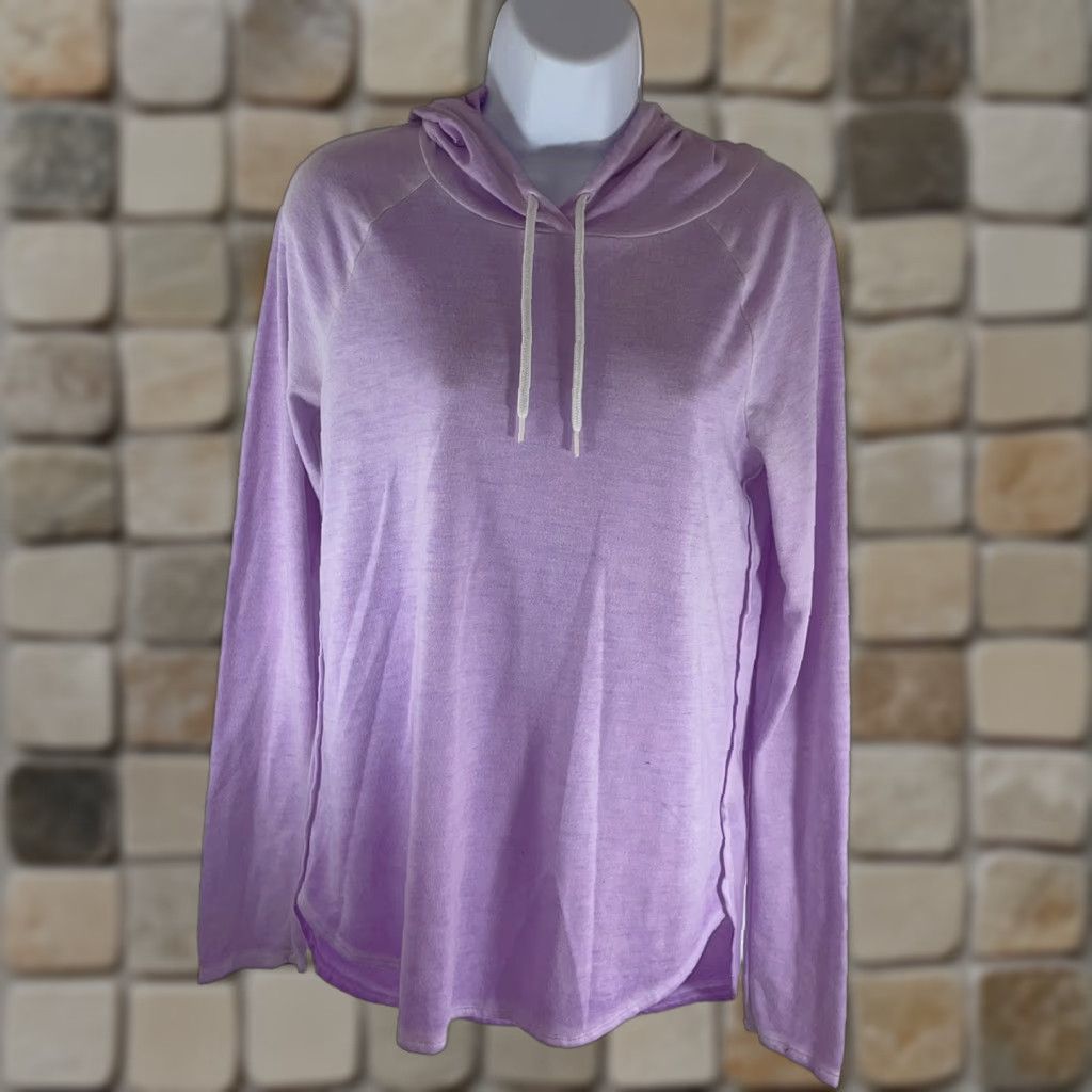 Vintage So Soft So Perfectly Hoodie Women Medium High Low Heather Purple Lightweight Pullover Casual Activewear Size M / US 6-8 / IT 42-44 - 1 Thumbnail