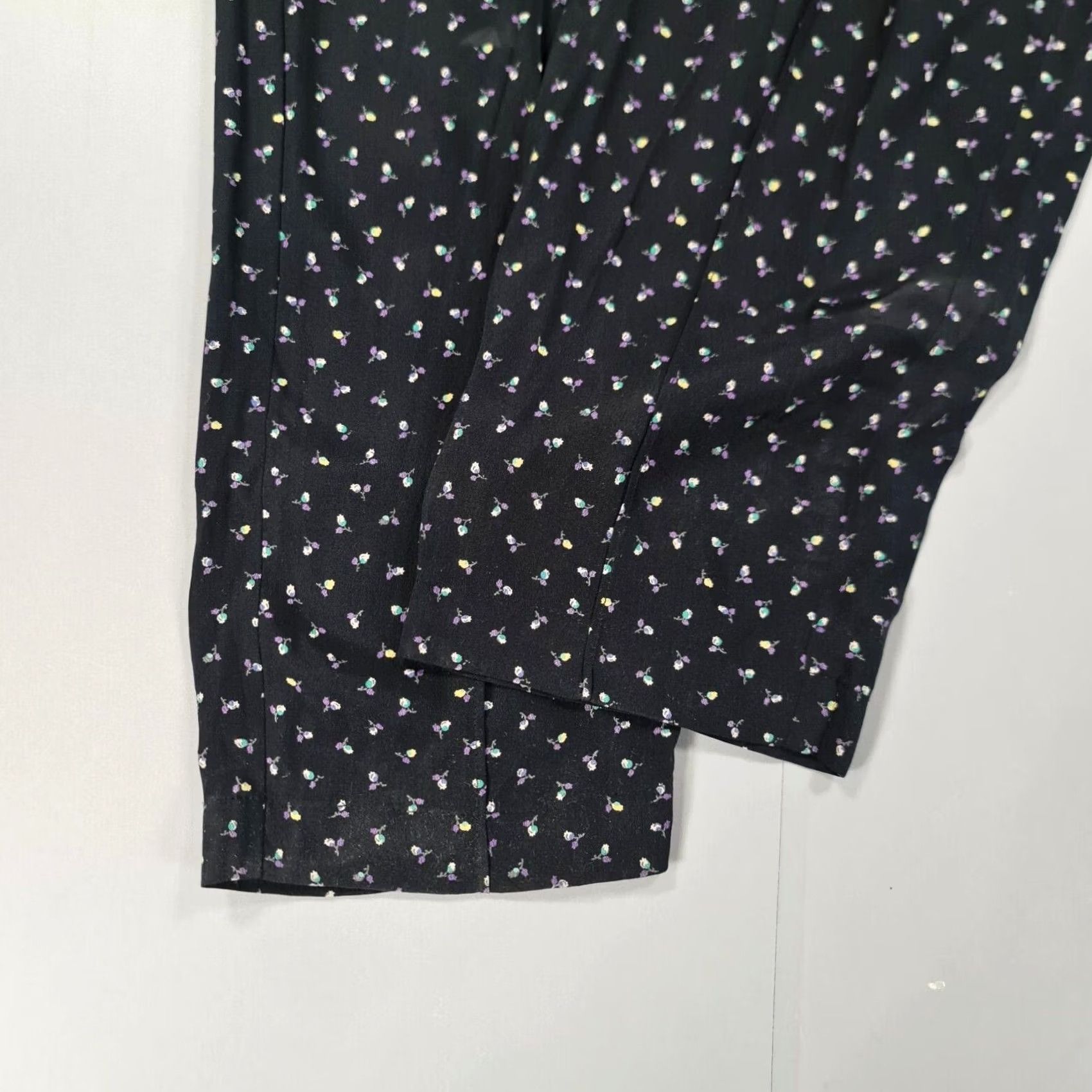 Juicy Couture Juicy Couture Womens Jumpsuit Silk Black 6 UK Sleeveless Floral Zip Regular One-Piece Womens Size 28" / US 6 / IT 42 - 5 Thumbnail