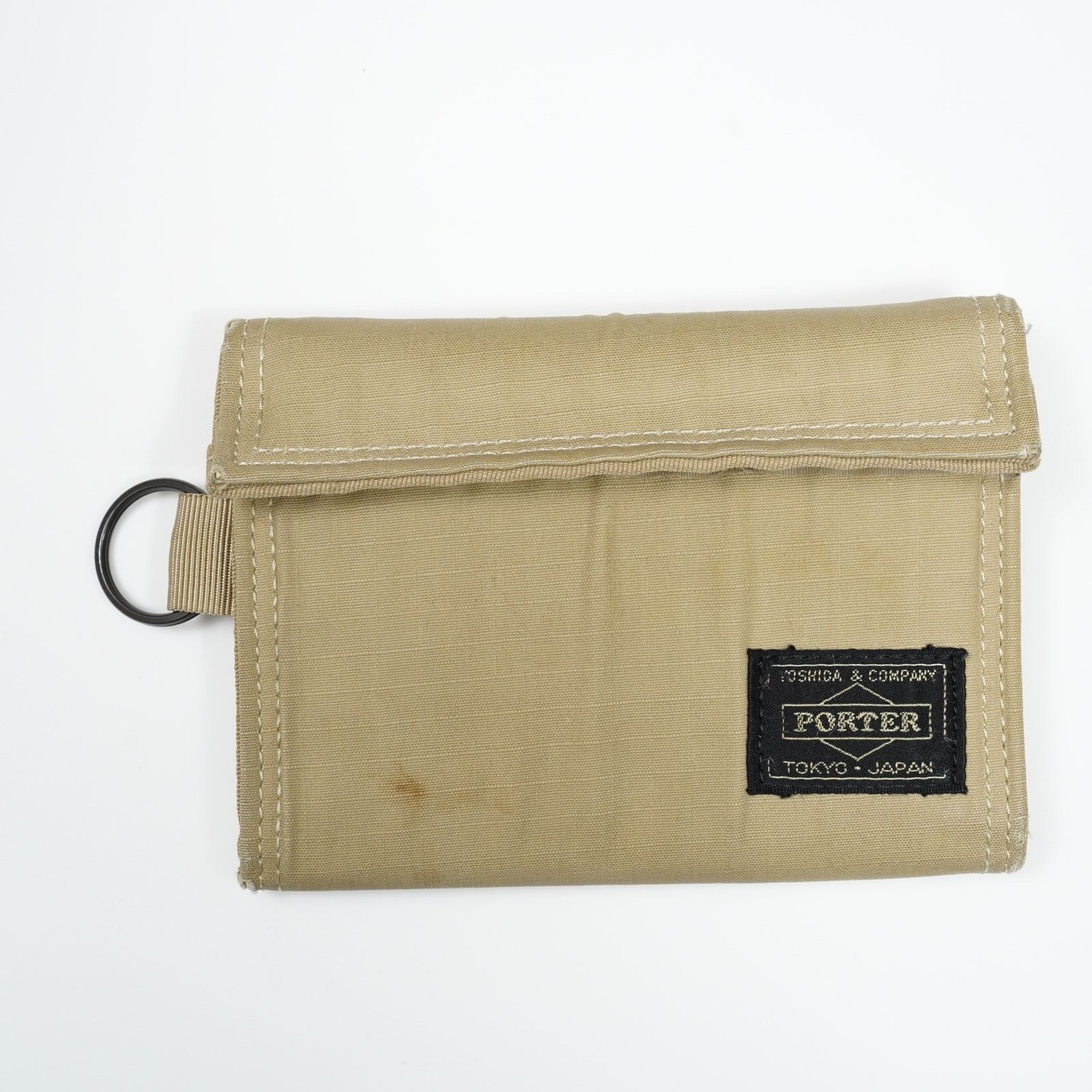 Porter Porter Yoshida Nylon Twill Wallet Beige Made in Japan Size ONE SIZE - 1 Thumbnail