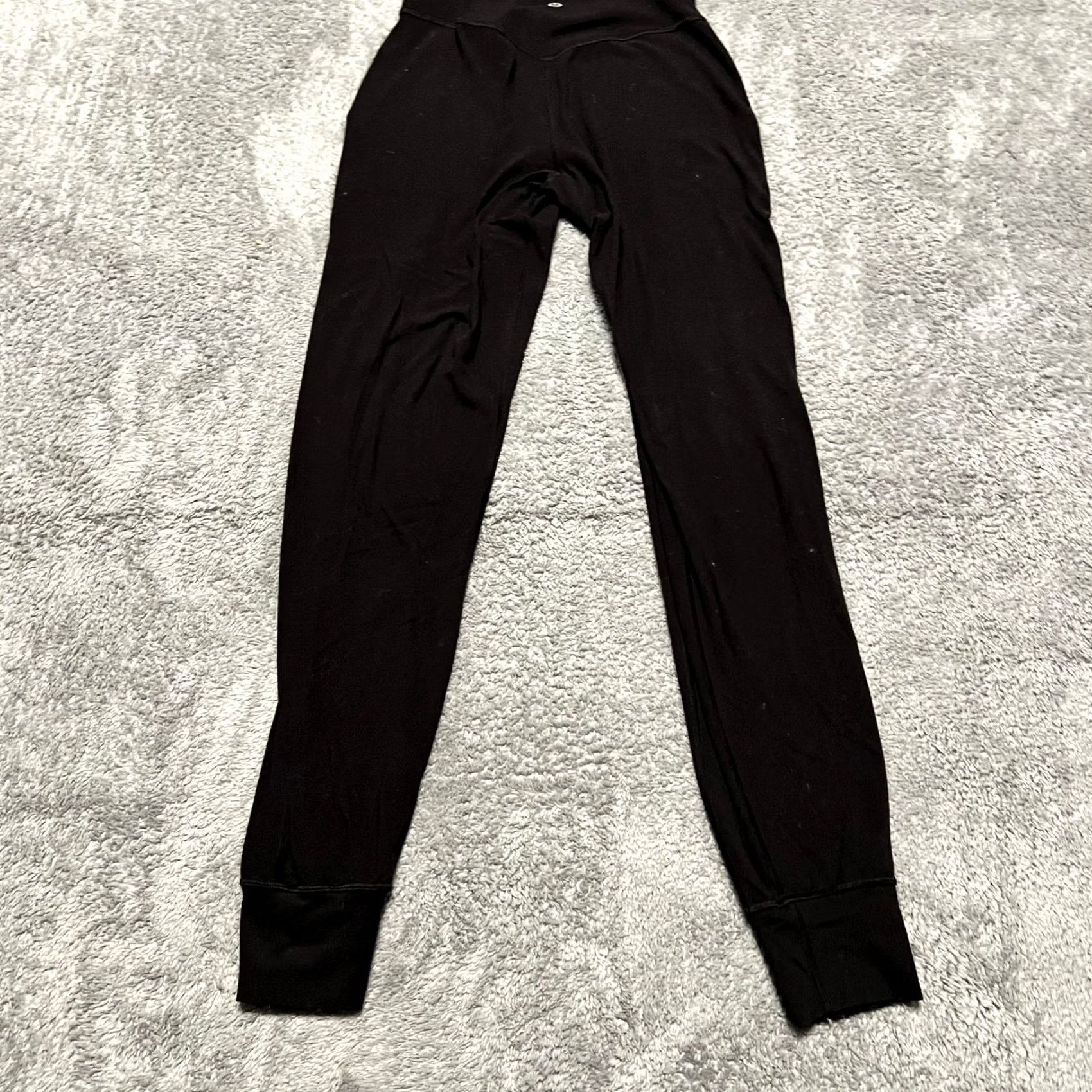 Lululemon Lululemon Pants Womens 2 Black Jogger Align High Rise W5DH6S Hulu Pockets Size 26" / US 2 / IT 38 - 3 Thumbnail