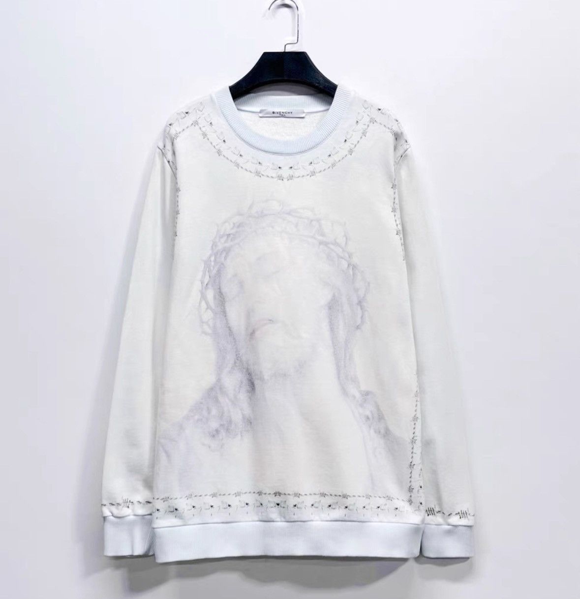 Givenchy Givenchy White Jesus Icon Hoodie Size US XS / EU 42 / 0 - 1 Thumbnail