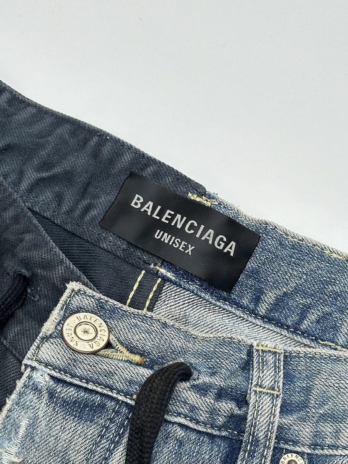 Balenciaga Balenciaga 50/50 Baggy & Flare Denim Pants Size US 32 / EU 48 - 8 Thumbnail