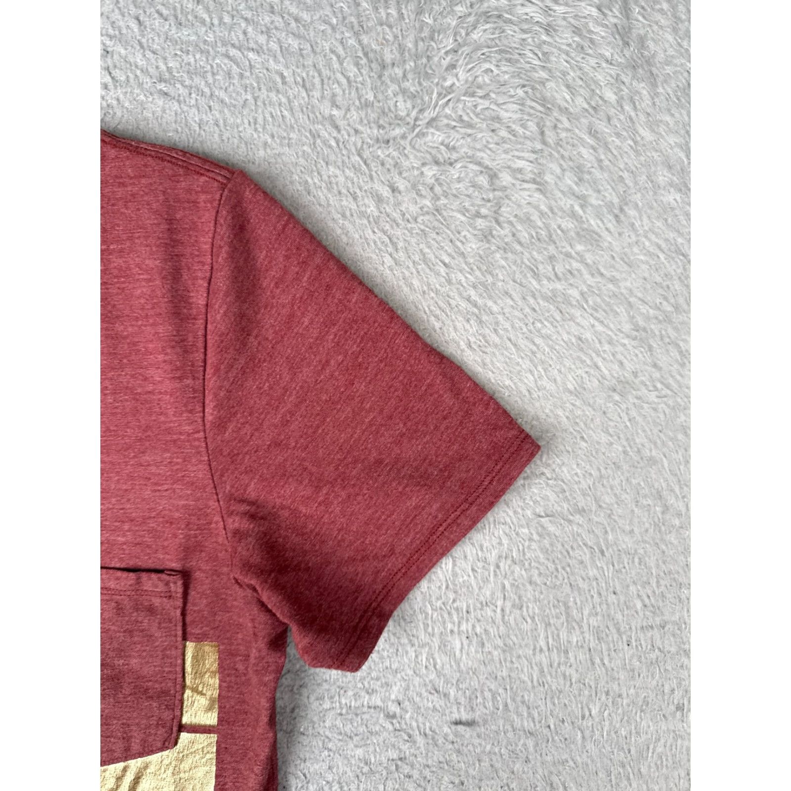 The North Face The North Face Shirt Women S Red Short Sleeve Scoop Neck Tri-Blend Size S / US 4 / IT 40 - 2 Thumbnail