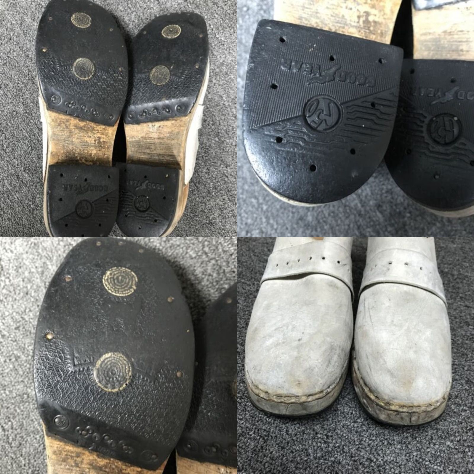 Vintage VINTAGE Handmade Clog Mule Women Leather White Brown Goodyear Soles 7 Accessories Size US 7 / IT 37 - 8 Thumbnail