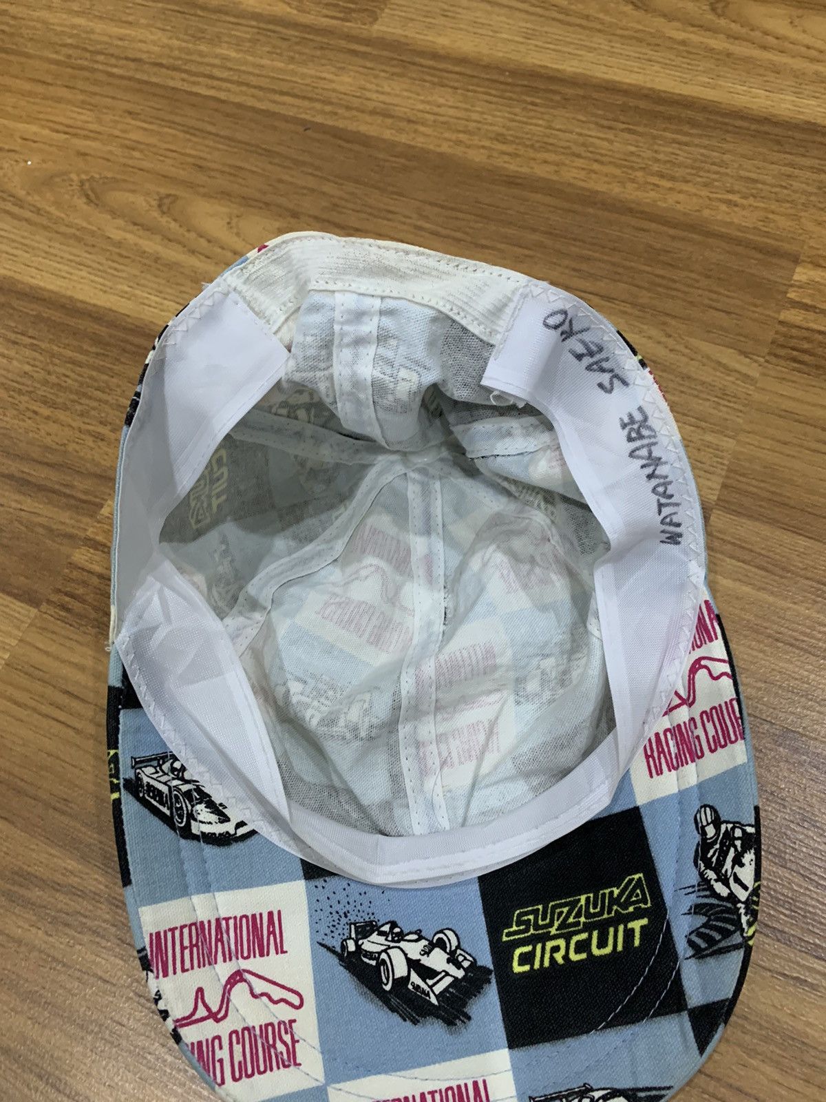 Japanese Brand × Vintage VTG 1980s SUZUKA RACING CIRCUIT STRETCHABLE CAP HAT Size ONE SIZE - 8 Thumbnail