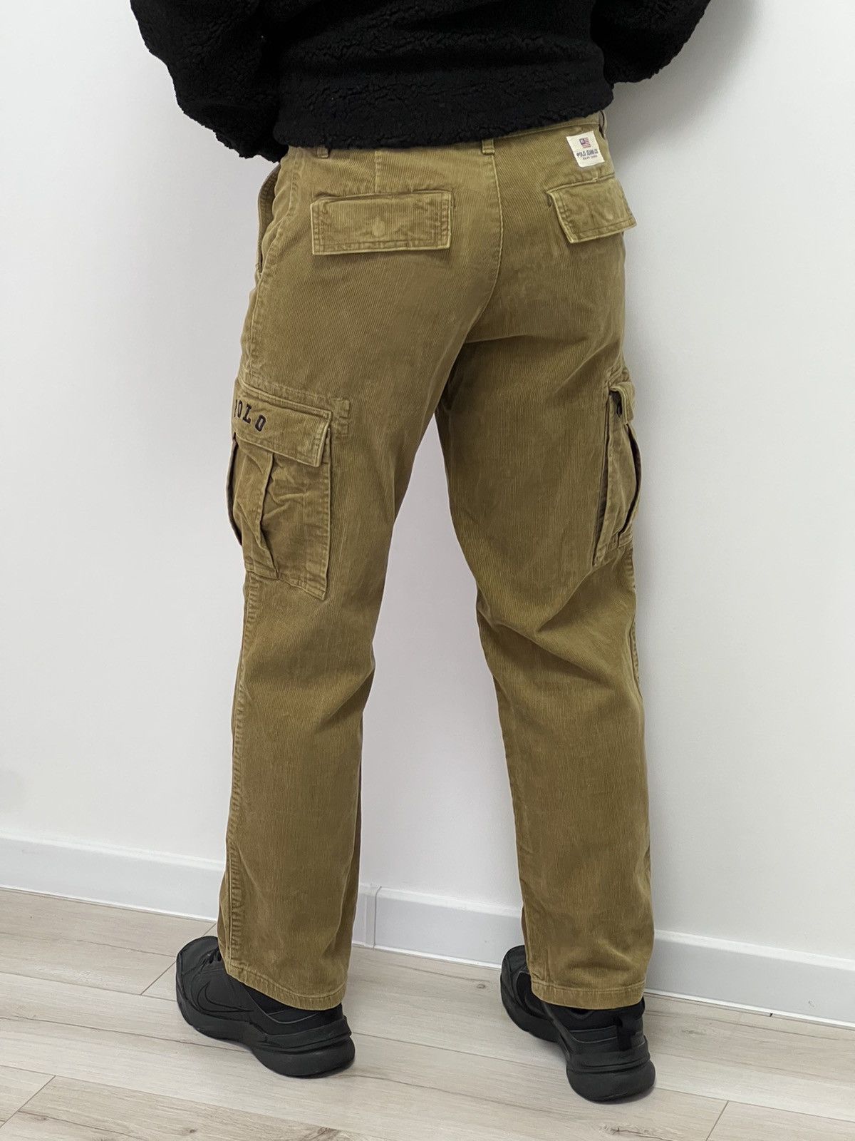 Designer × Polo Ralph Lauren × Vintage Vintage Polo Ralph Lauren Velvet Cargo Pants Jeans Denim Size US 30 / EU 46 - 7 Thumbnail