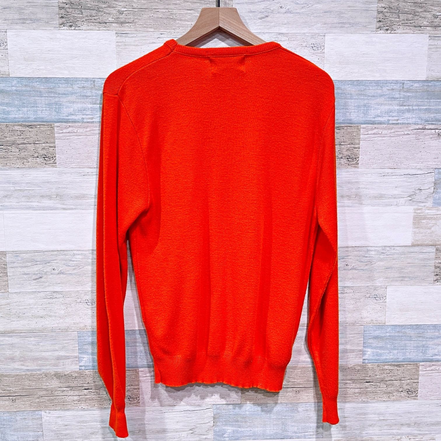 Other × Vintage Clemson Tigers Vintage 60s 70s Sweater Orange V Neck Mens L Size US L / EU 52-54 / 3 - 4 Thumbnail