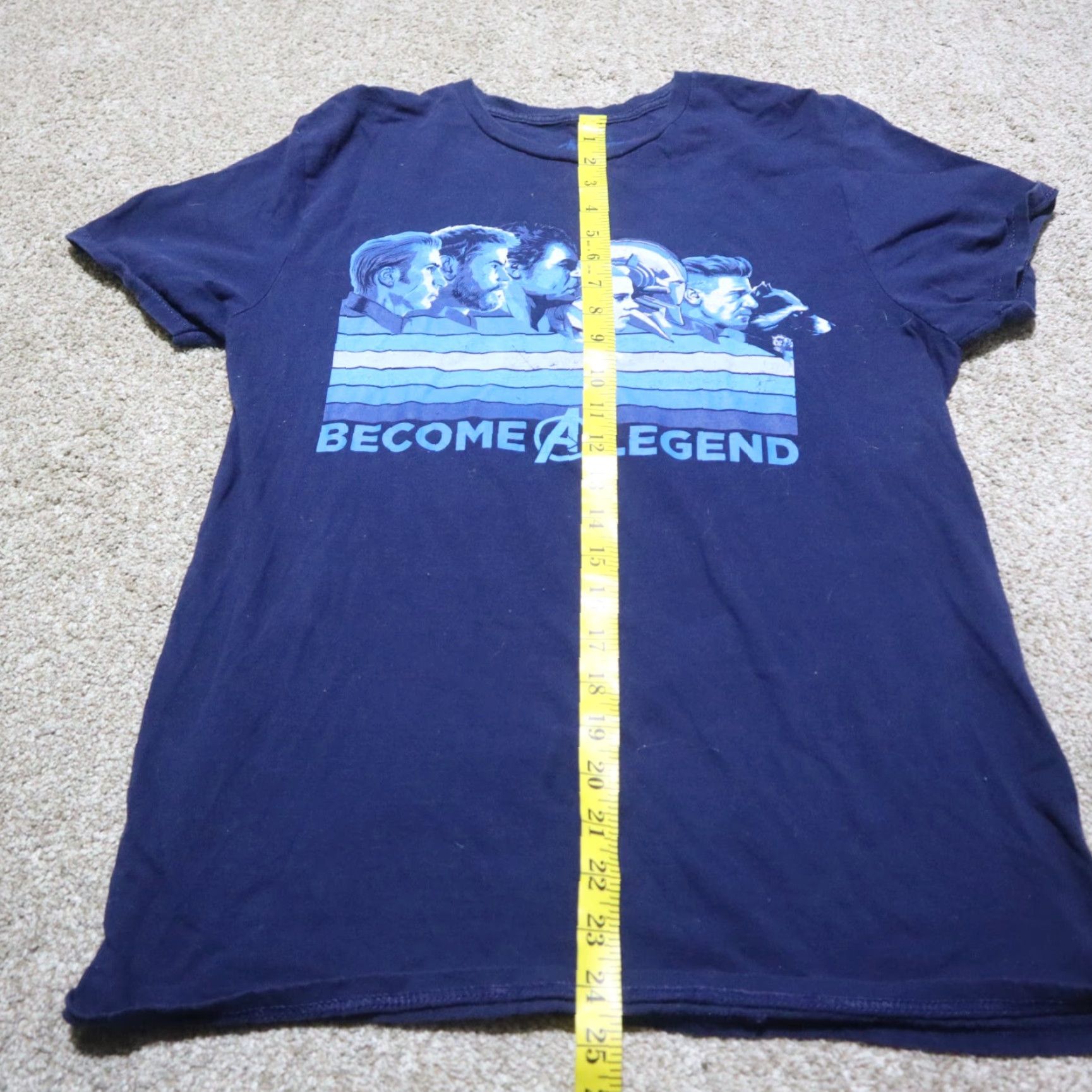 Vintage VINTAGE MARVEL AVENGERS Shirt Men M Blue Logo Endgame 90s Boys? Size US M / EU 48-50 / 2 - 6 Thumbnail