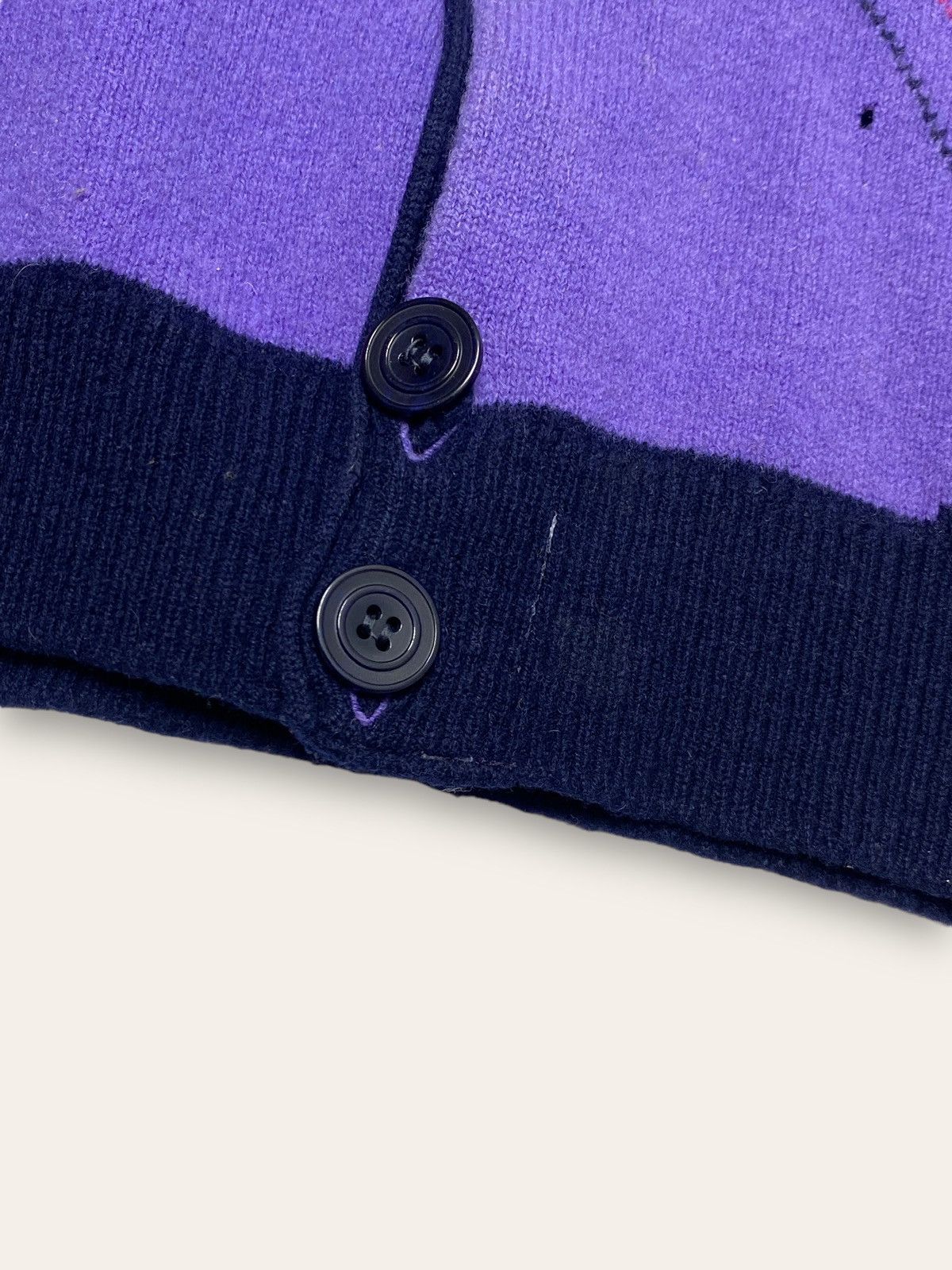 Vintage Vintage CLAN ROYAL Crazy Colours Style Cardigan Y2k Size US XL / EU 56 / 4 - 6 Thumbnail
