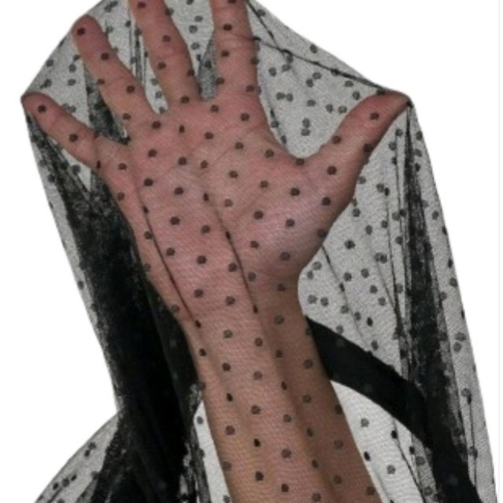 Shein Witchy ☆ Black Swiss Dot ☆ Ruffle Hem ☆ Maxi Dress 4x ☆ NWT Size 4XL / US 24-26 - 7 Thumbnail