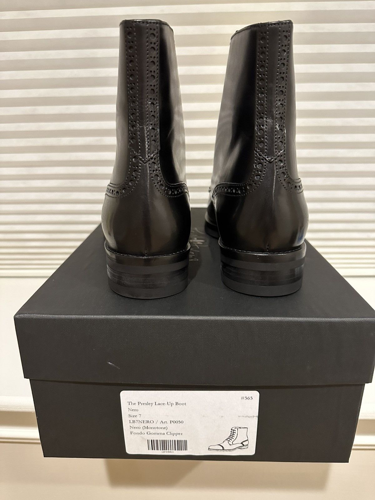 Paul Evans PAUL EVANS PRESLEY BOOT - BLACK Size US 7 / EU 40 - 2 Thumbnail