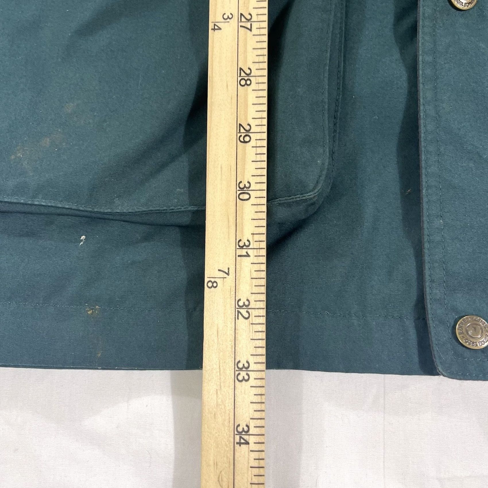 Eddie Bauer VINTAGE Eddie Bauer Jacket Unisex Adults M Full Zip Flannel Lining Green 90s Chore Work Barn Style Basic Jacket Mens Women Size M / US 6-8 / IT 42-44 - 4 Thumbnail