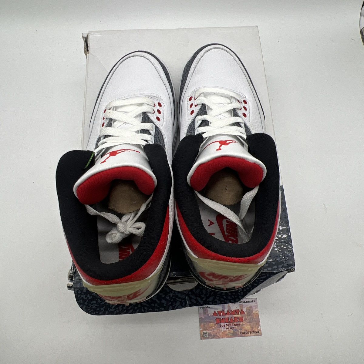 Jordan Brand Air Jordan 3 denim fire red Size US 11 / EU 44 - 7 Thumbnail