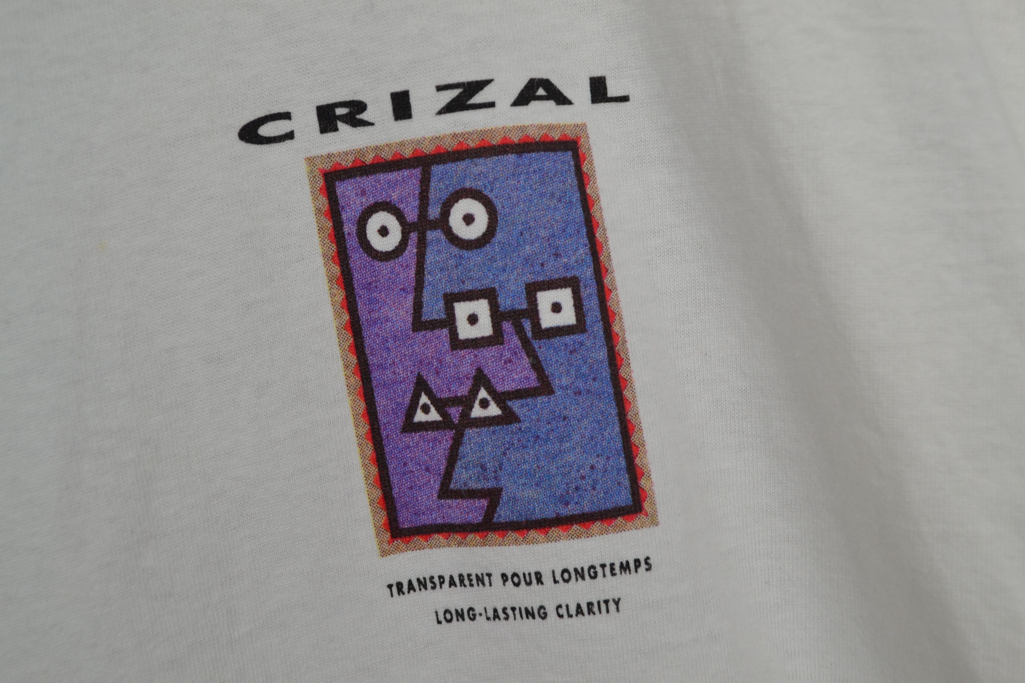 Vintage 90s vintage Crizal Promo T-shirt with Picasso Style Print XL Size US XL / EU 56 / 4 - 4 Thumbnail