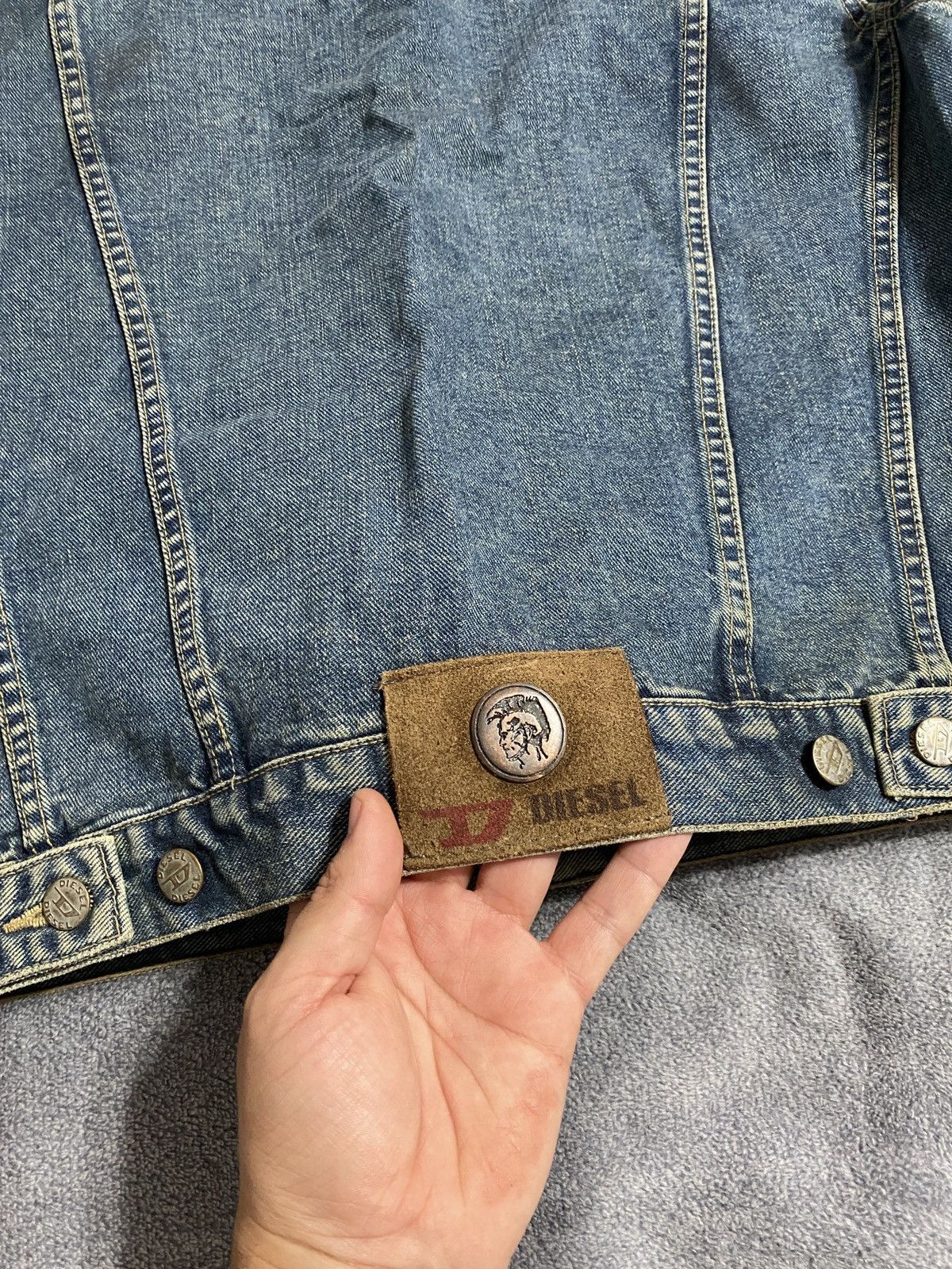 Diesel Vintage Diesel industry denim jacket japanese style Y2k Size US M / EU 48-50 / 2 - 14 Thumbnail