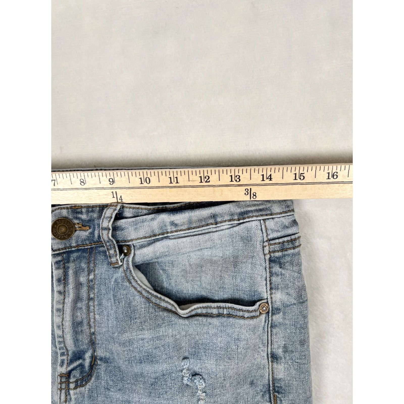 Denime Maison Article Jeans Mens 32x30 Blue Distressed Johnny Straight Leg Denim Pants Jeans Mens 32x30 Blue Distressed Johnny Straight Leg Denim Pants Size US 32 / EU 48 - 3 Thumbnail