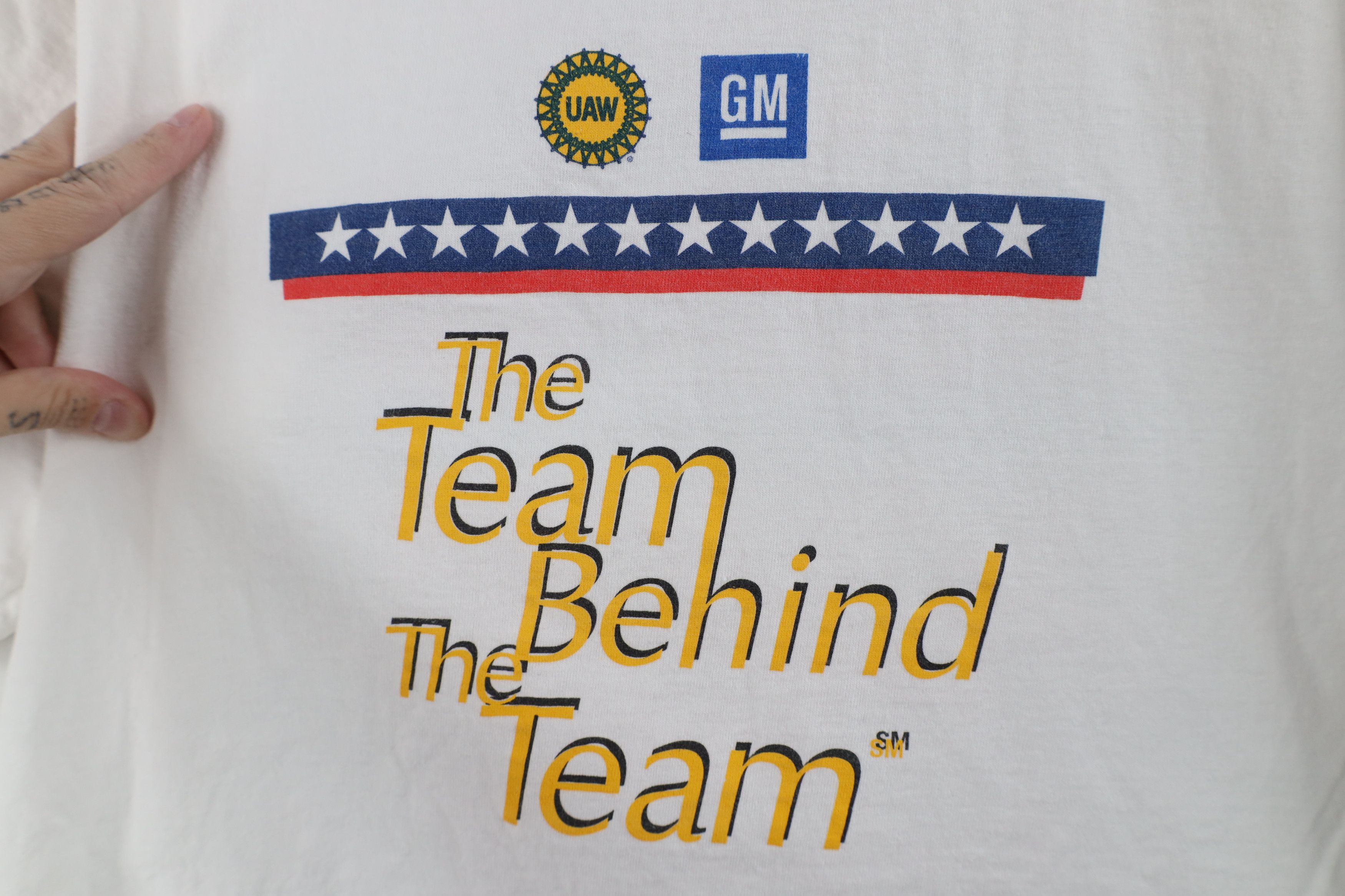 Vintage Vintage Union Made USA Olympics Team T-Shirt White USA Size US L / EU 52-54 / 3 - 11 Thumbnail