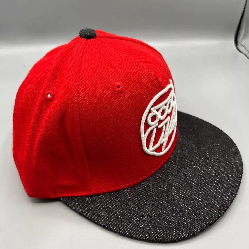 Goodlife Good Livin Hat Men Red Black Skate Embroidered Snap Back Cap Size ONE SIZE - 6 Thumbnail